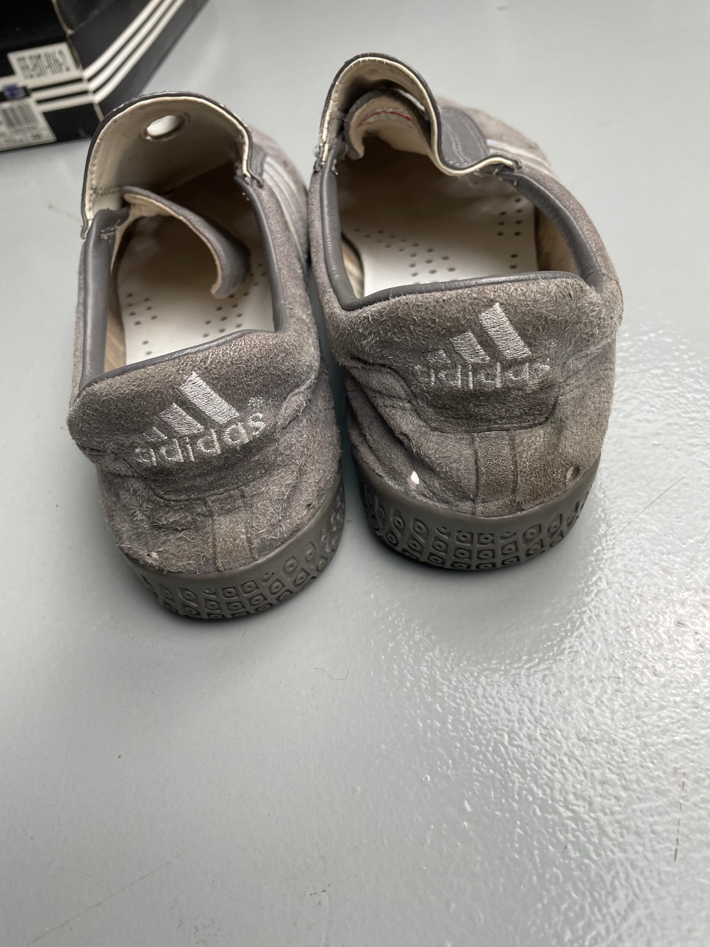 adidas X Yohji Yamamoto S/S 2002 Mei YY Nubuck - (Iron/Aluminium/Black) - size 44 2/3