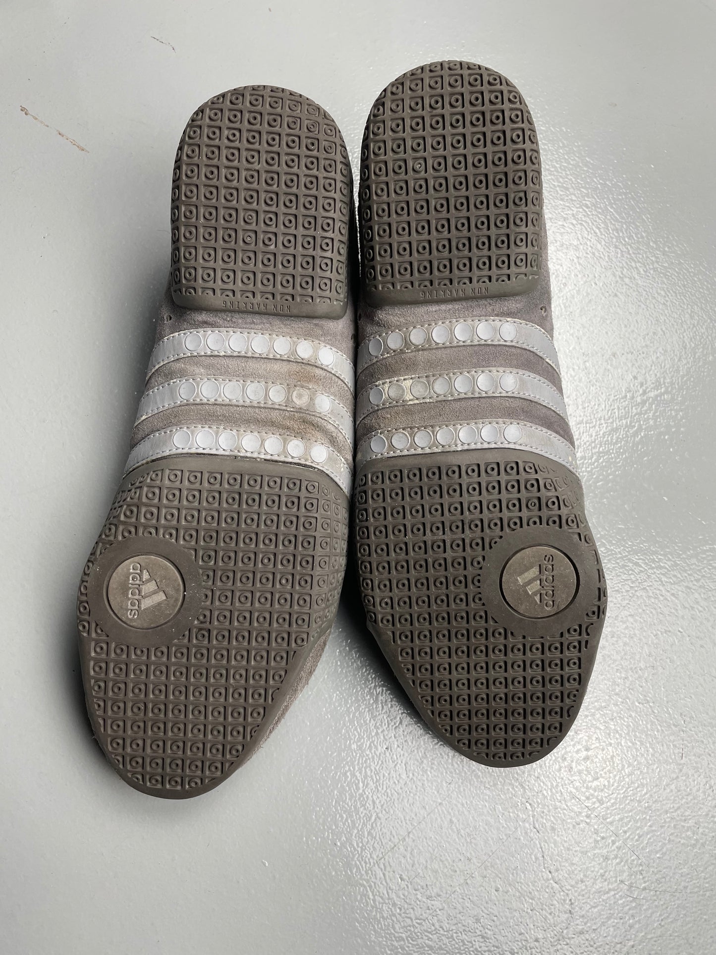 adidas X Yohji Yamamoto S/S 2002 Mei YY Nubuck - (Iron/Aluminium/Black) - size 44 2/3