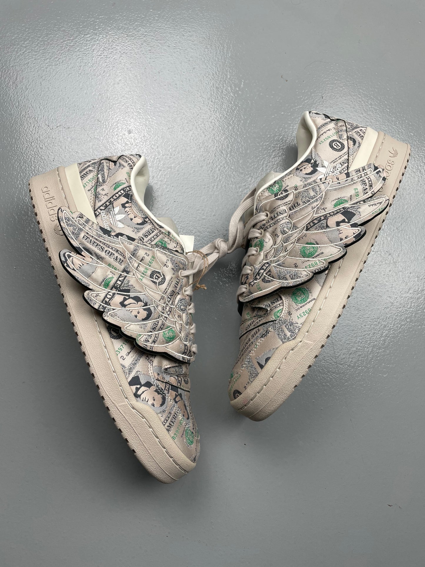 2021 sample adidas Originals by Jeremy Scott JS Forum Money Lo - size 45 1/3