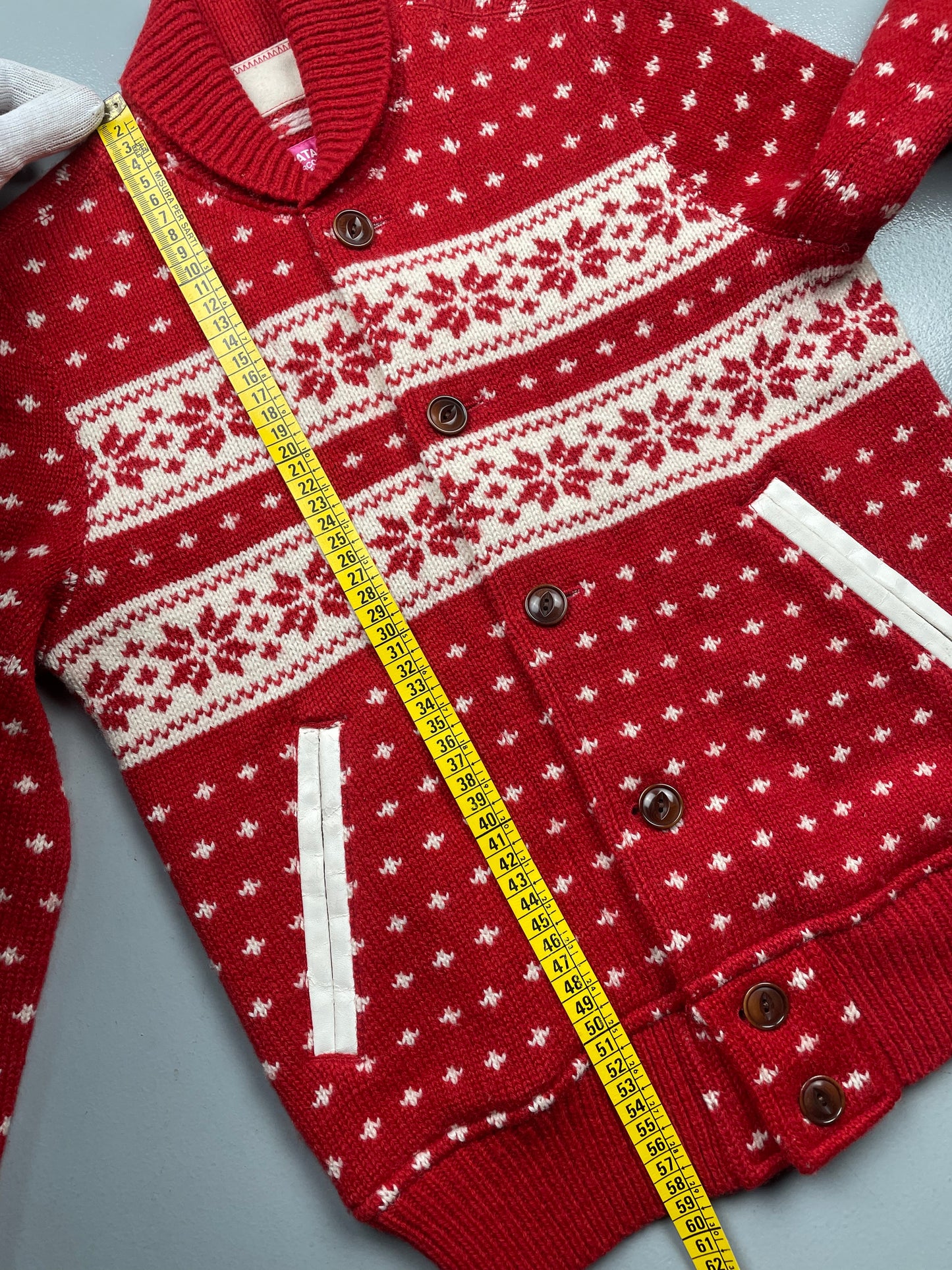 Junya Watanabe MAN Pink A/W 2011 wool knit sweater - women's size S