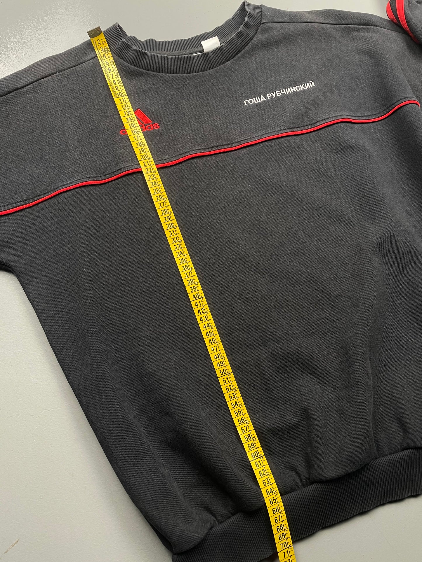 adidas X Gosha Rubchinskiy A/W 2017 logo crewneck (black) - size M