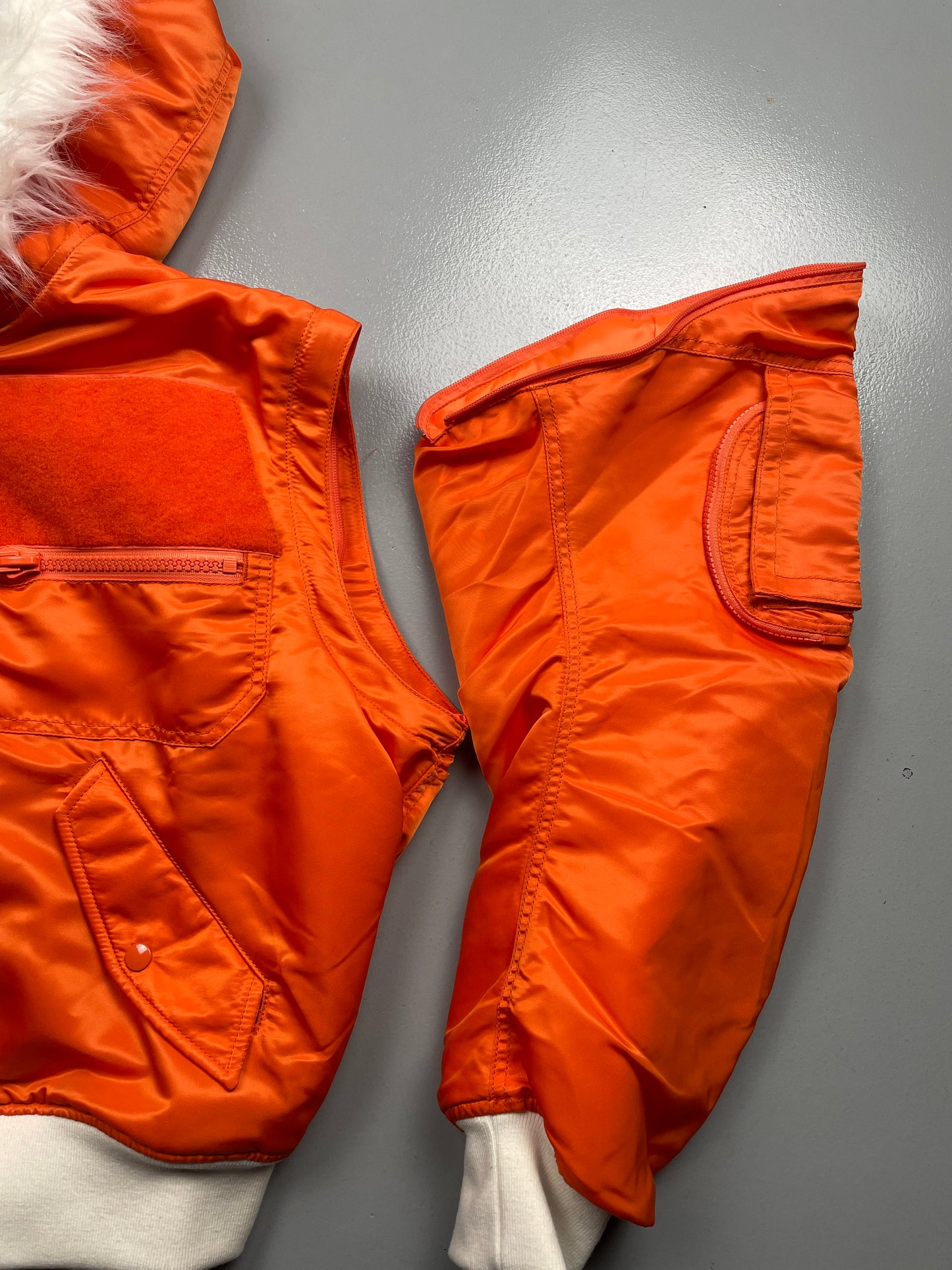 GR-Uniforma 2019 made in Japan orange bomber with detachable sleeves - size M
