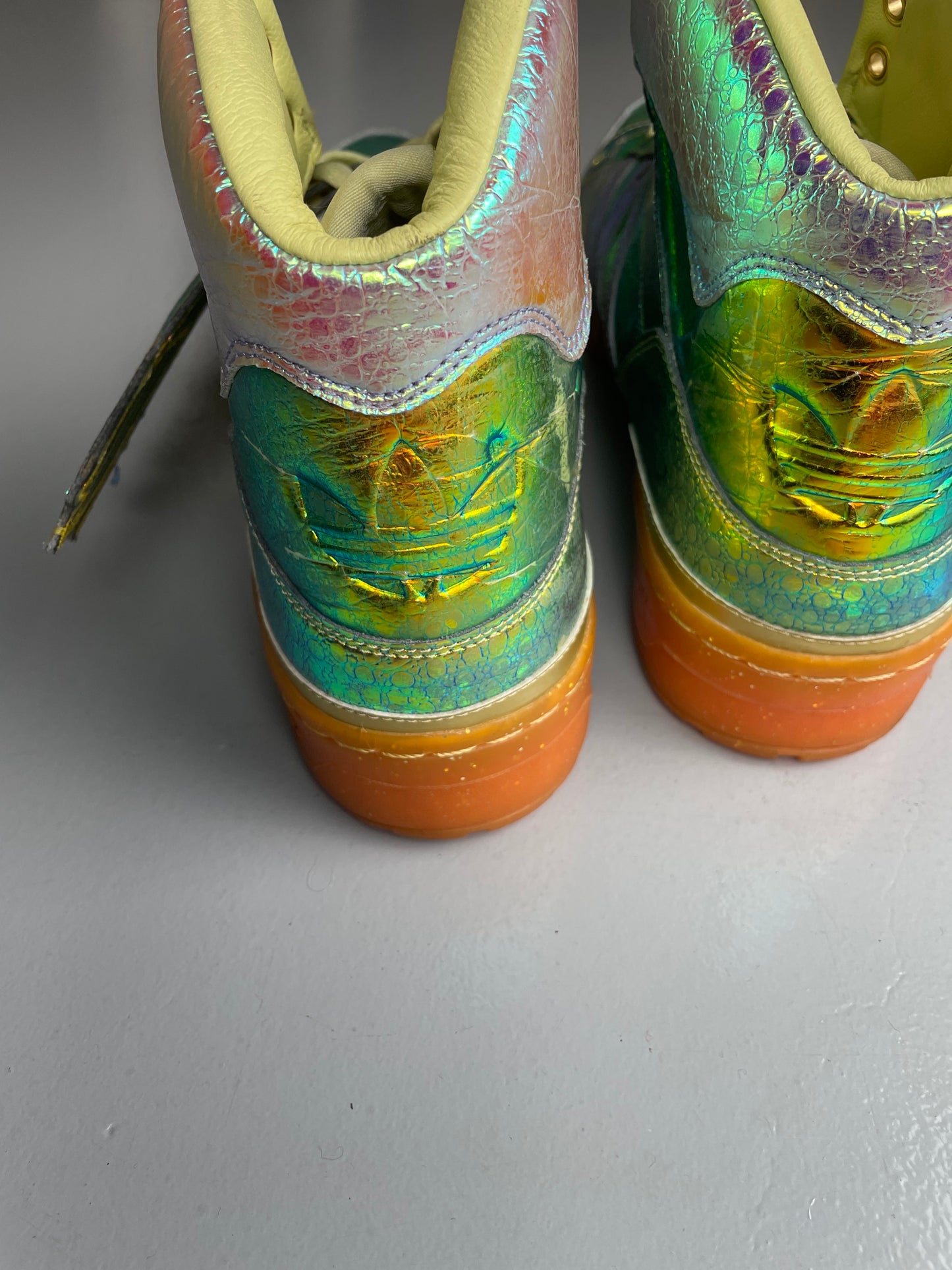 adidas Originals by Jeremy Scott S/S 2014 JS Wings "Gold Foil" - size 44 2/3