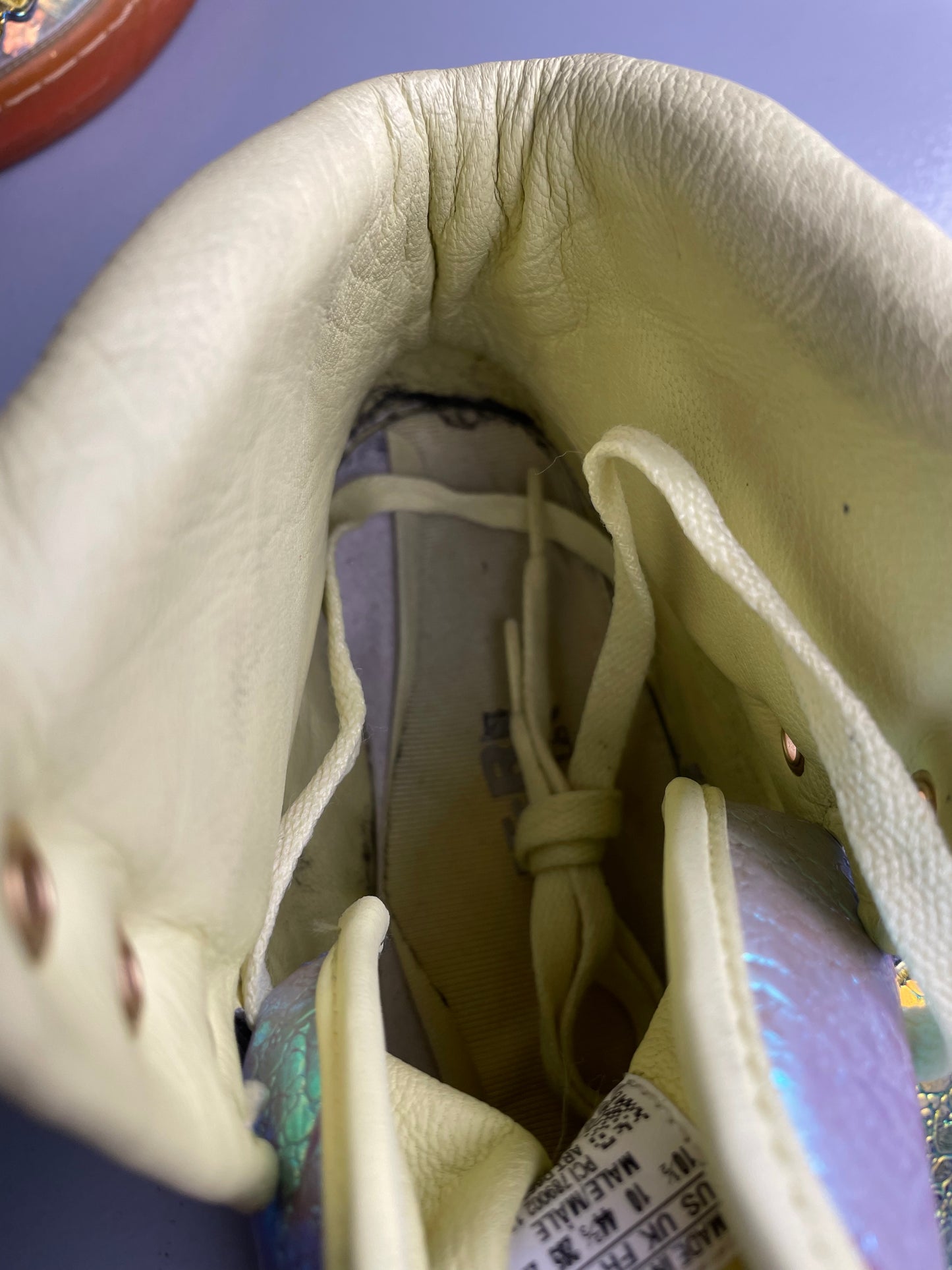 adidas Originals by Jeremy Scott S/S 2014 JS Wings "Gold Foil" - size 44 2/3