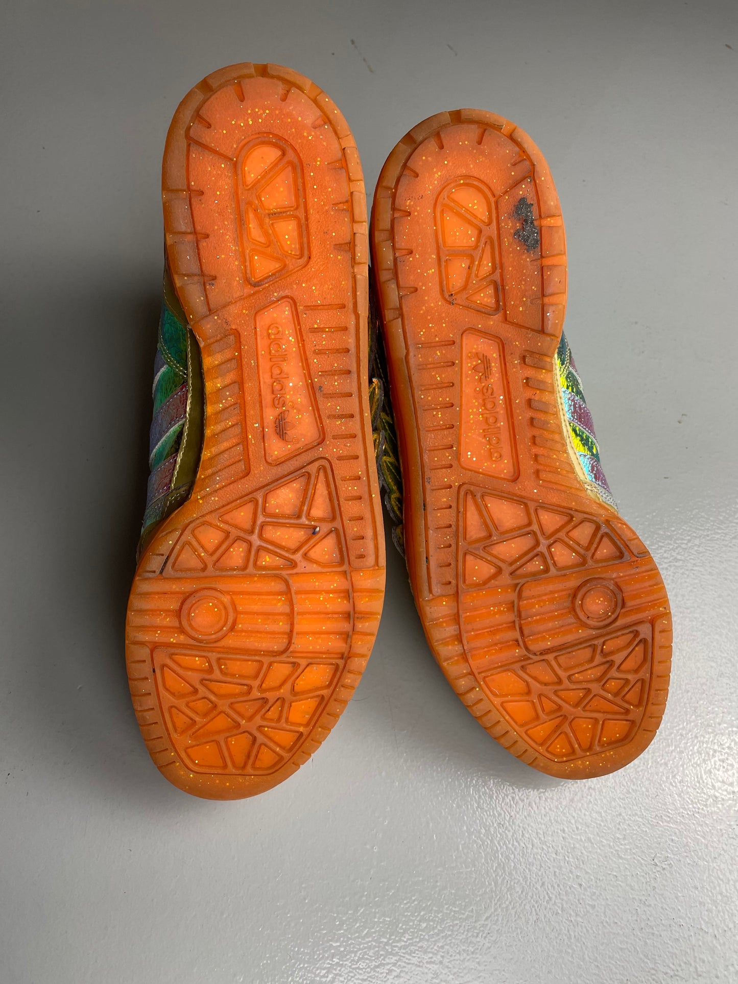 adidas Originals by Jeremy Scott S/S 2014 JS Wings "Gold Foil" - size 44 2/3