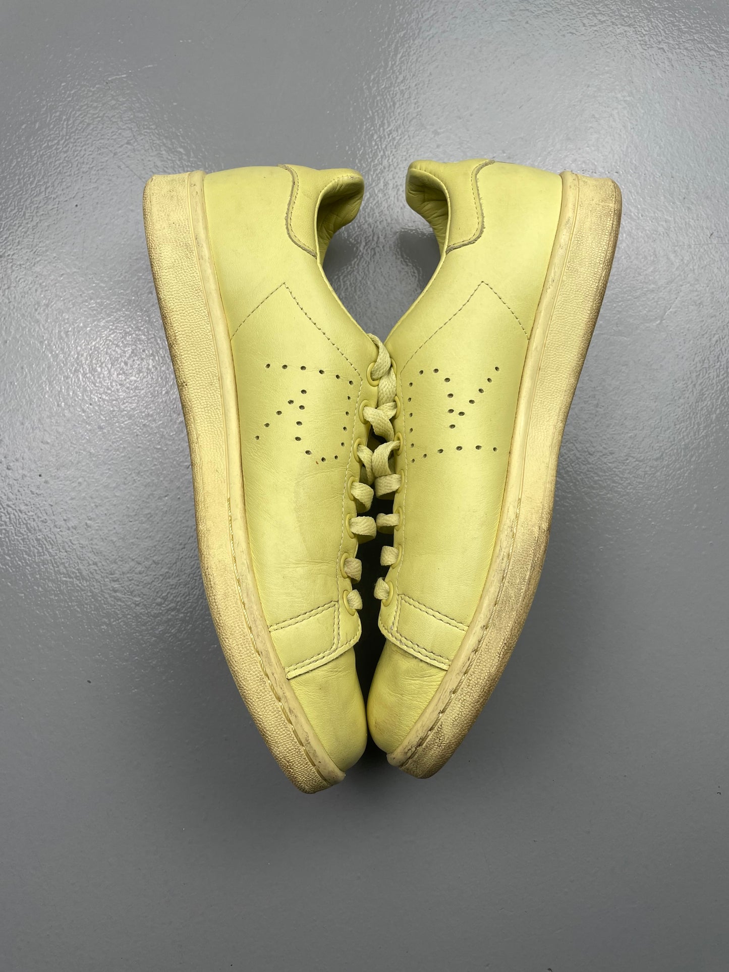 adidas X Raf Simons S/S 2016 Stan Smith (Blush Yellow) - size 41 1/3