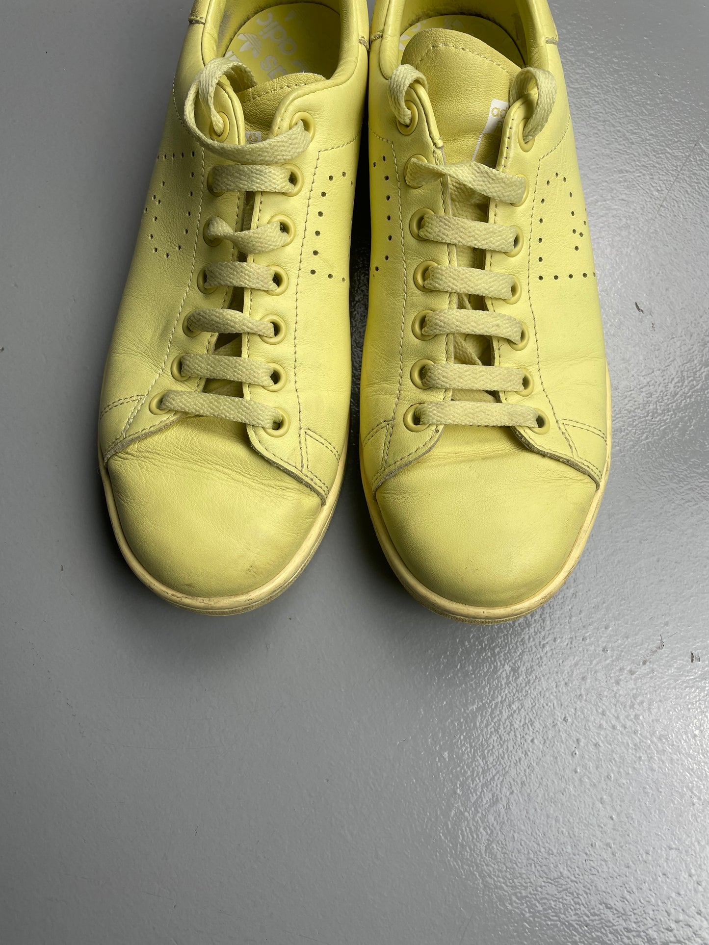 adidas X Raf Simons S/S 2016 Stan Smith (Blush Yellow) - size 41 1/3