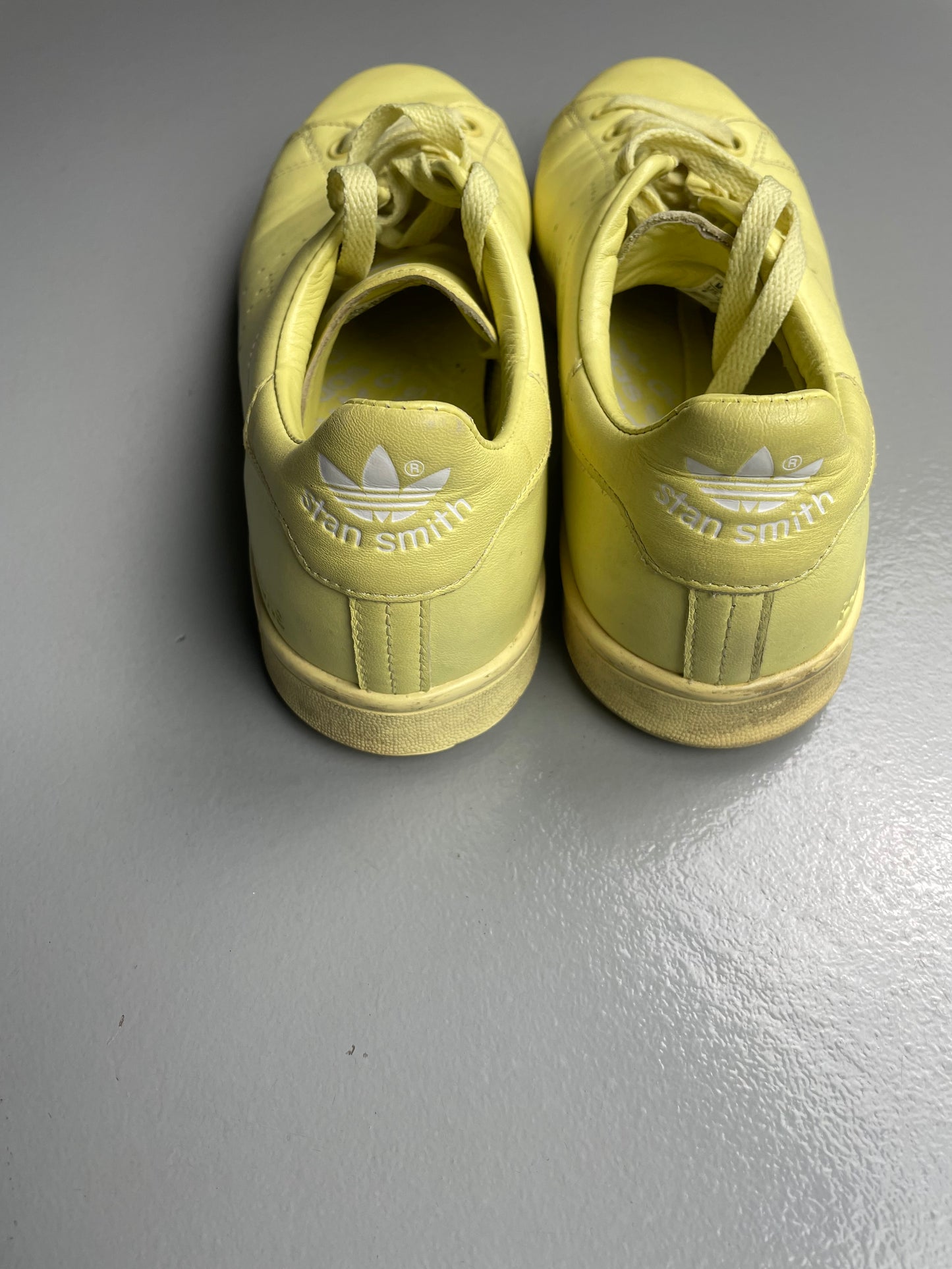 adidas X Raf Simons S/S 2016 Stan Smith (Blush Yellow) - size 41 1/3