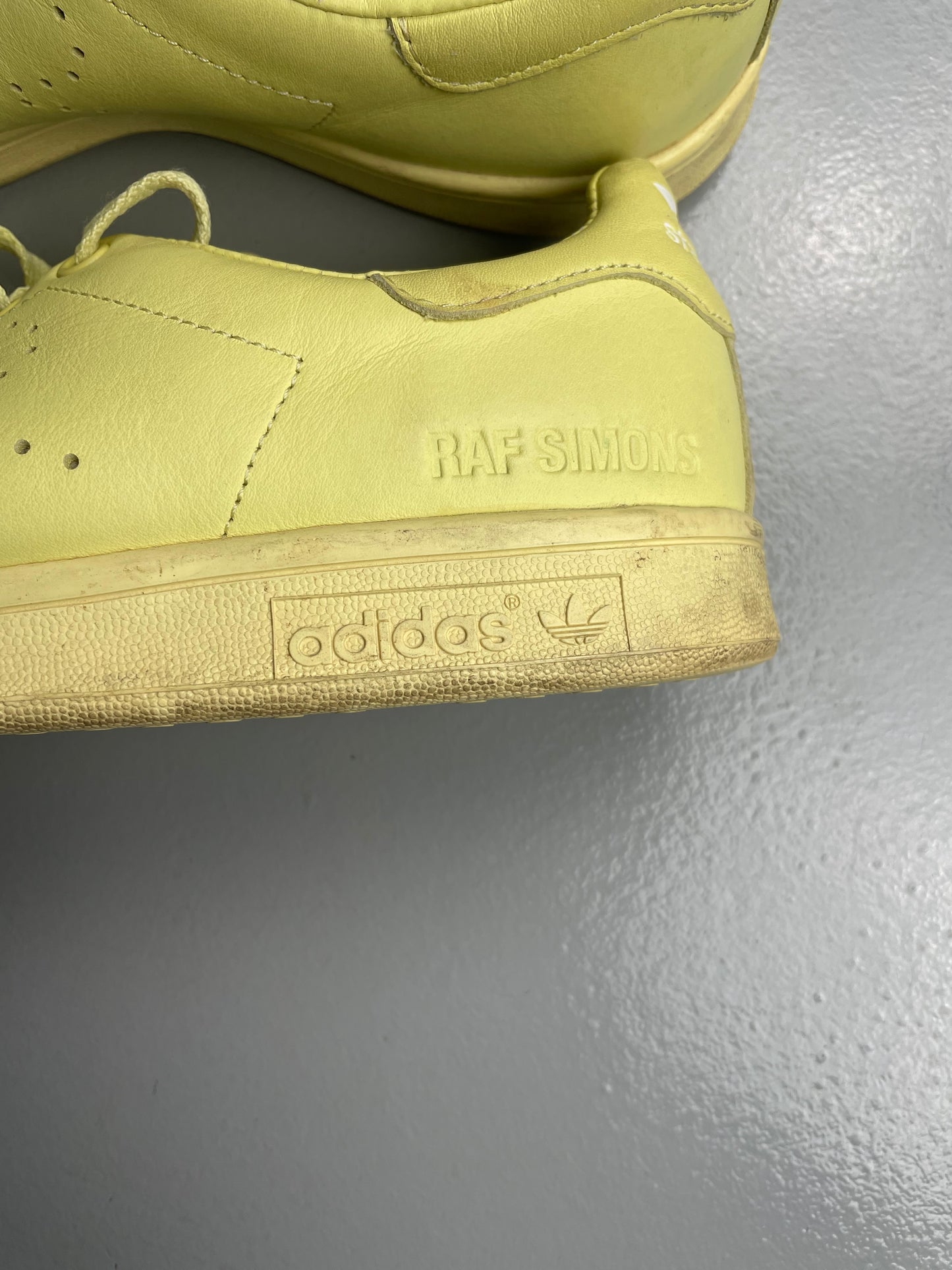 adidas X Raf Simons S/S 2016 Stan Smith (Blush Yellow) - size 41 1/3
