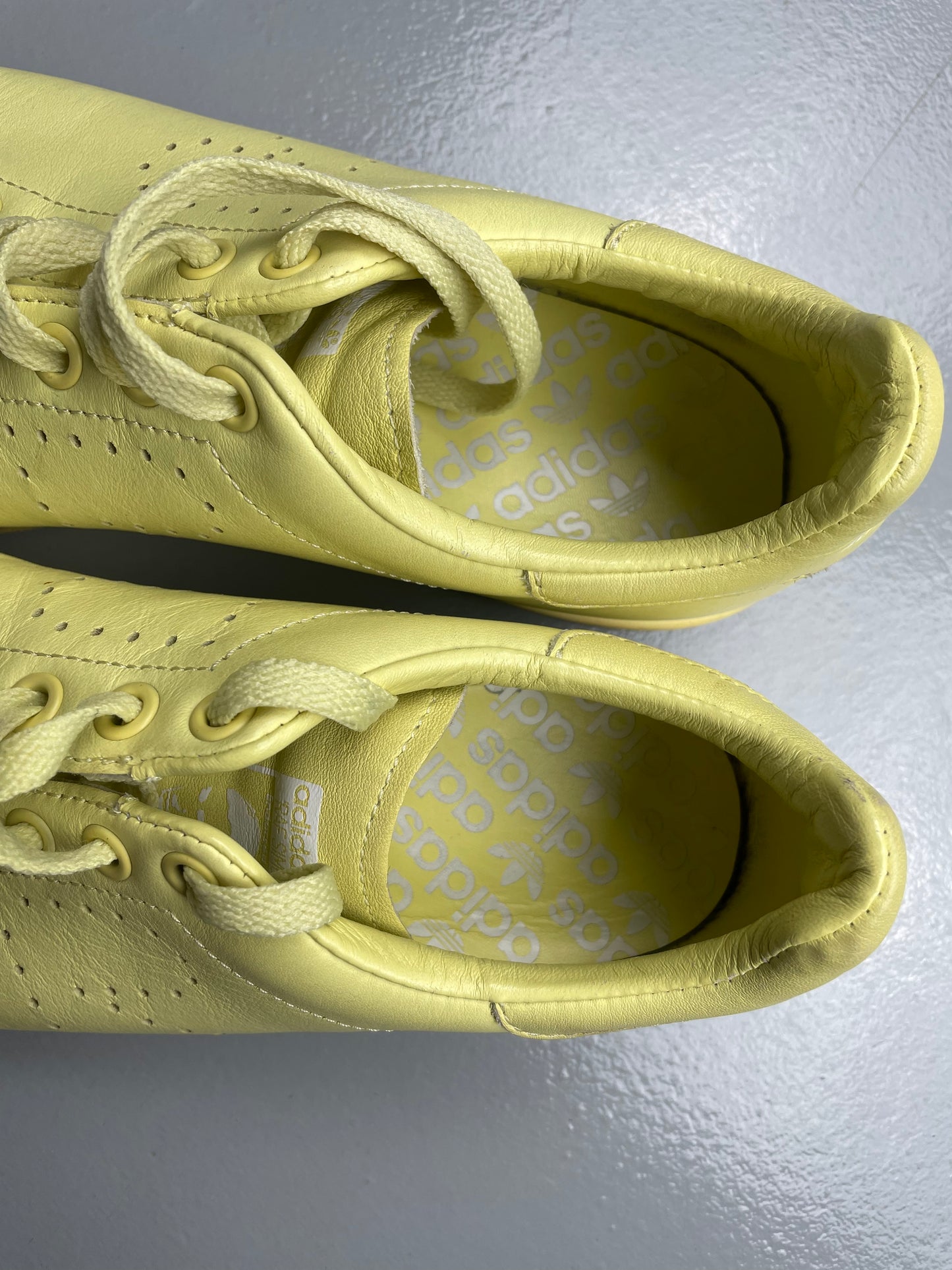 adidas X Raf Simons S/S 2016 Stan Smith (Blush Yellow) - size 41 1/3