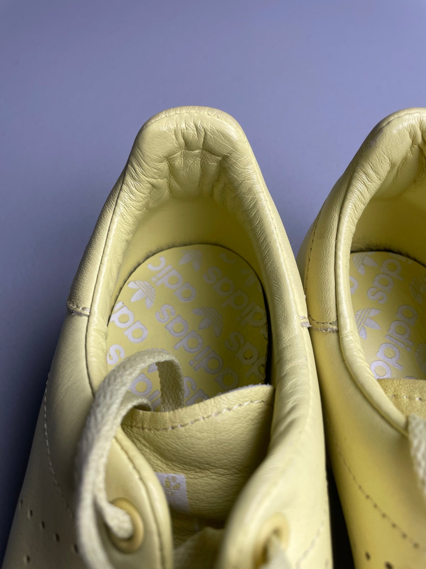 adidas X Raf Simons S/S 2016 Stan Smith (Blush Yellow) - size 41 1/3