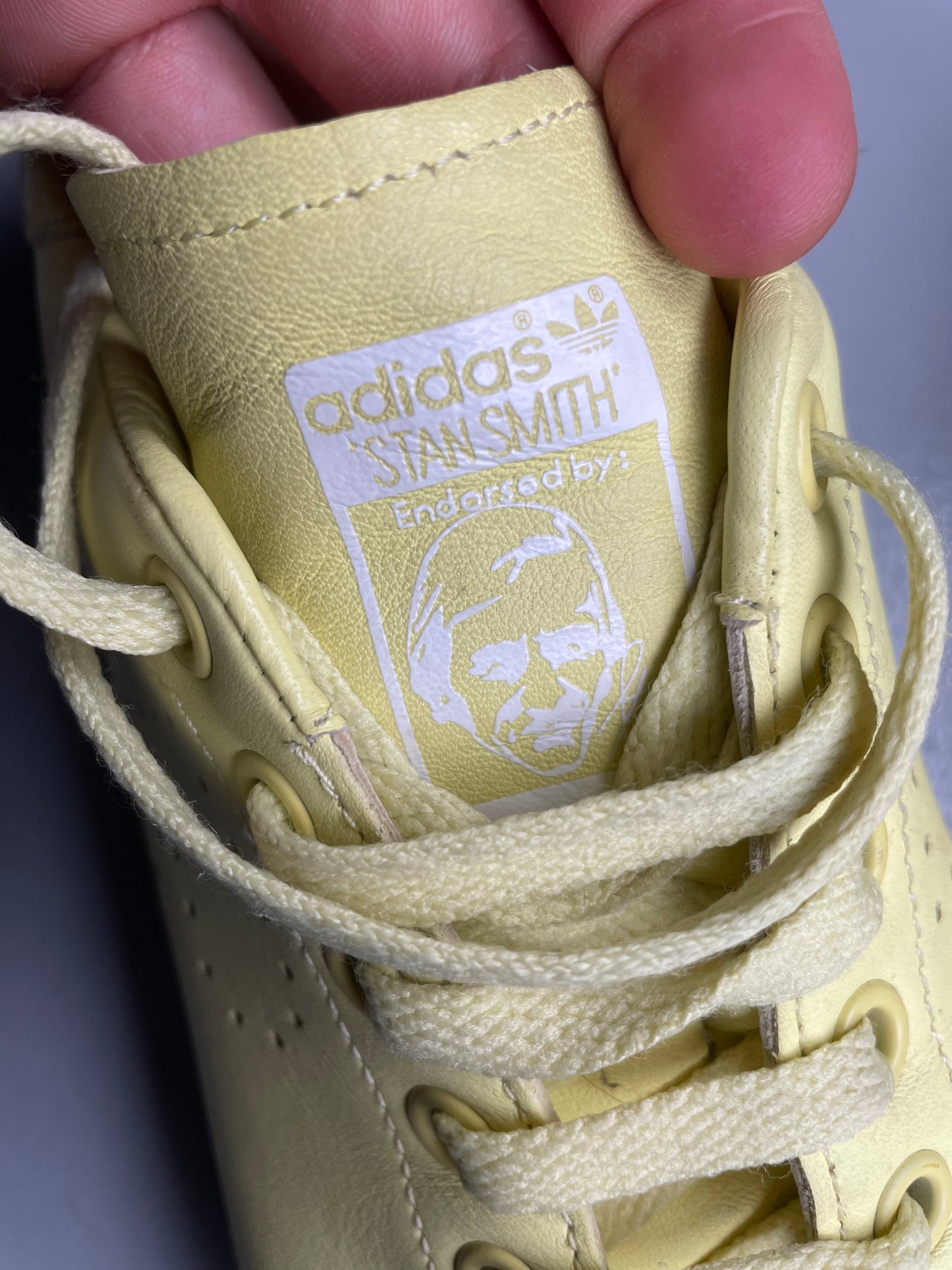 adidas X Raf Simons S/S 2016 Stan Smith (Blush Yellow) - size 41 1/3