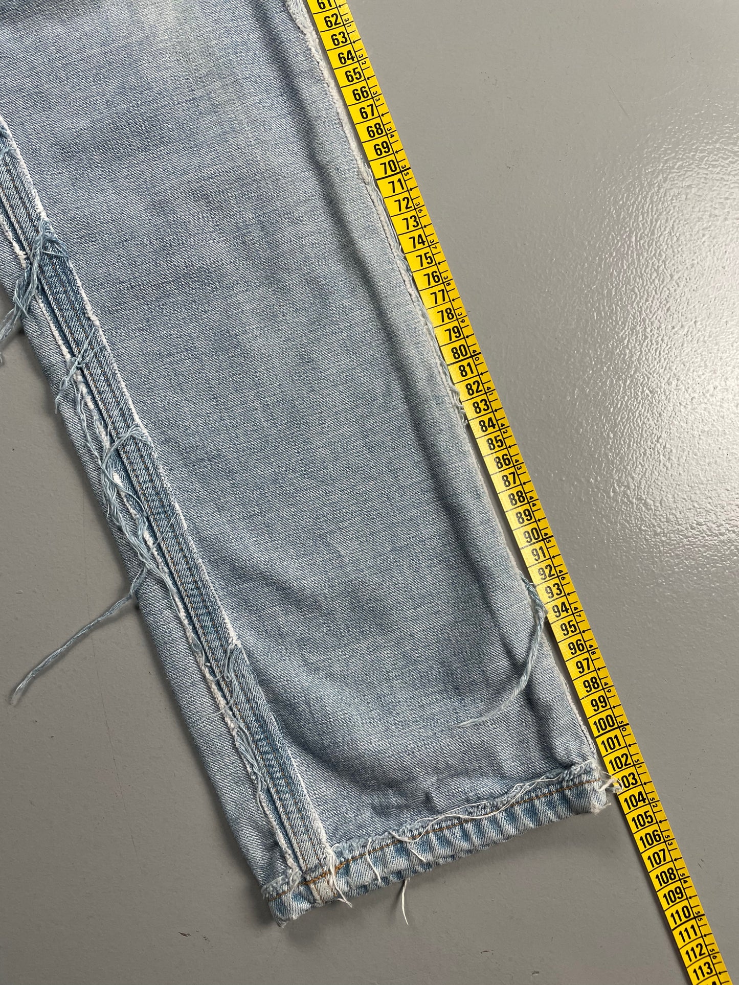 2012 H&M X Maison Martin Margiela SS05 reversed-denim jeans - size 32