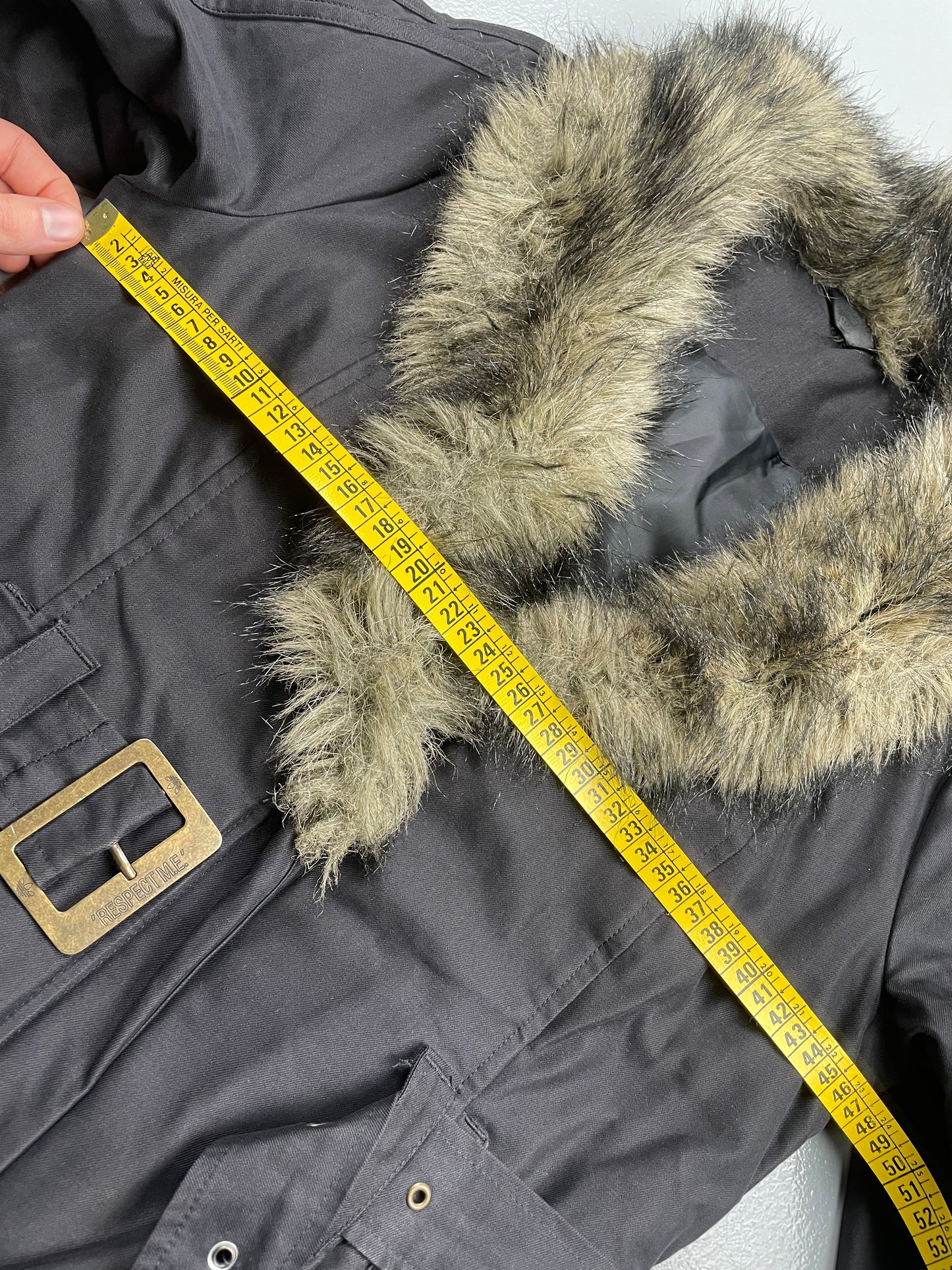 adidas Originals Respect M.E. A/W 2007 jacket with faux fur - size 40