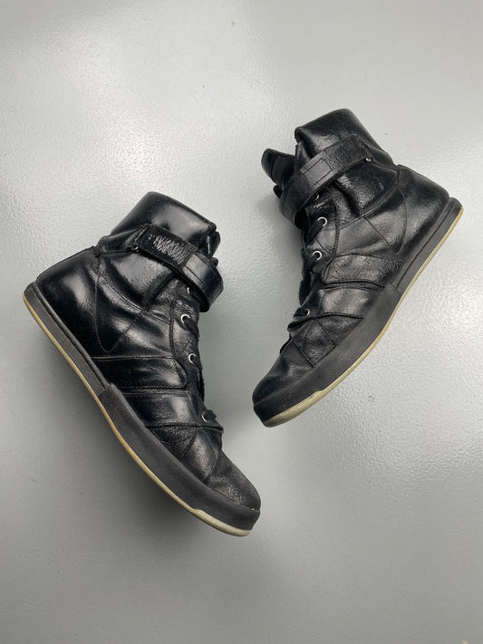 vintage Jil Sander leather high top sneakers - size 42.5