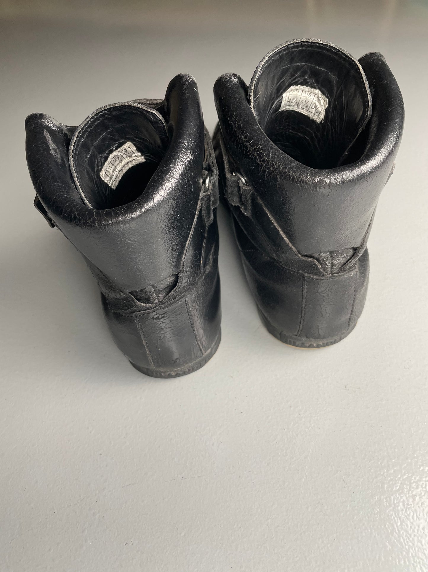 vintage Jil Sander leather high top sneakers - size 42.5