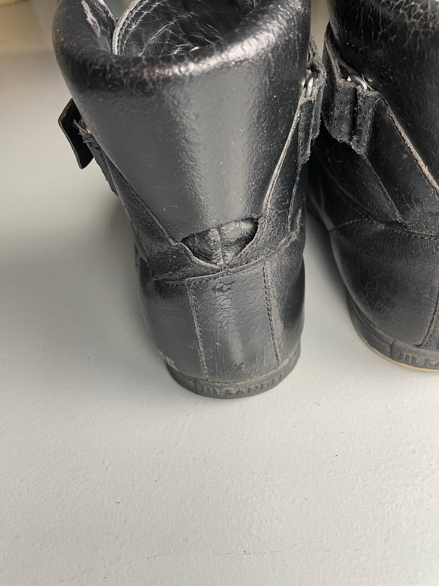 vintage Jil Sander leather high top sneakers - size 42.5