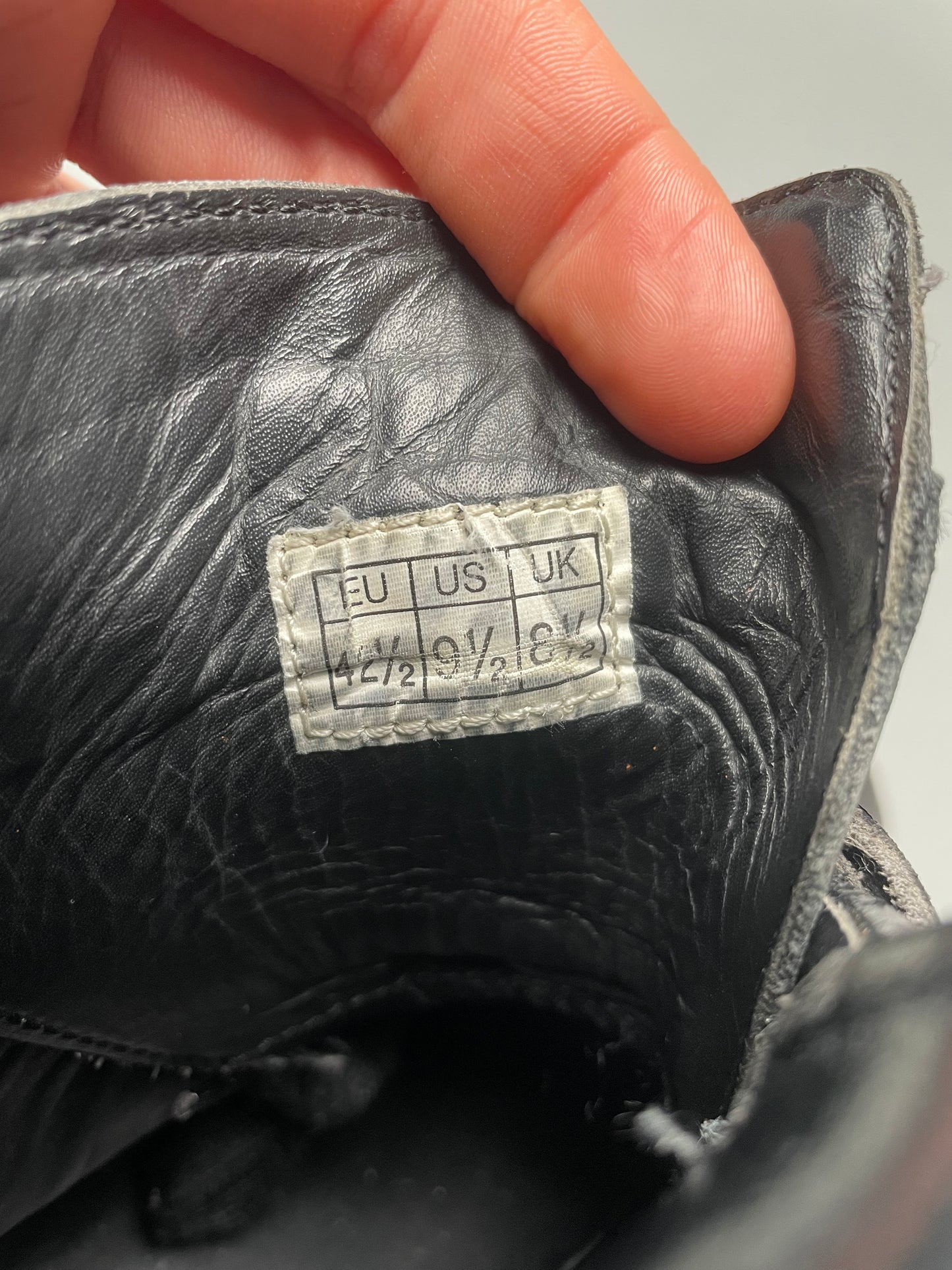 vintage Jil Sander leather high top sneakers - size 42.5