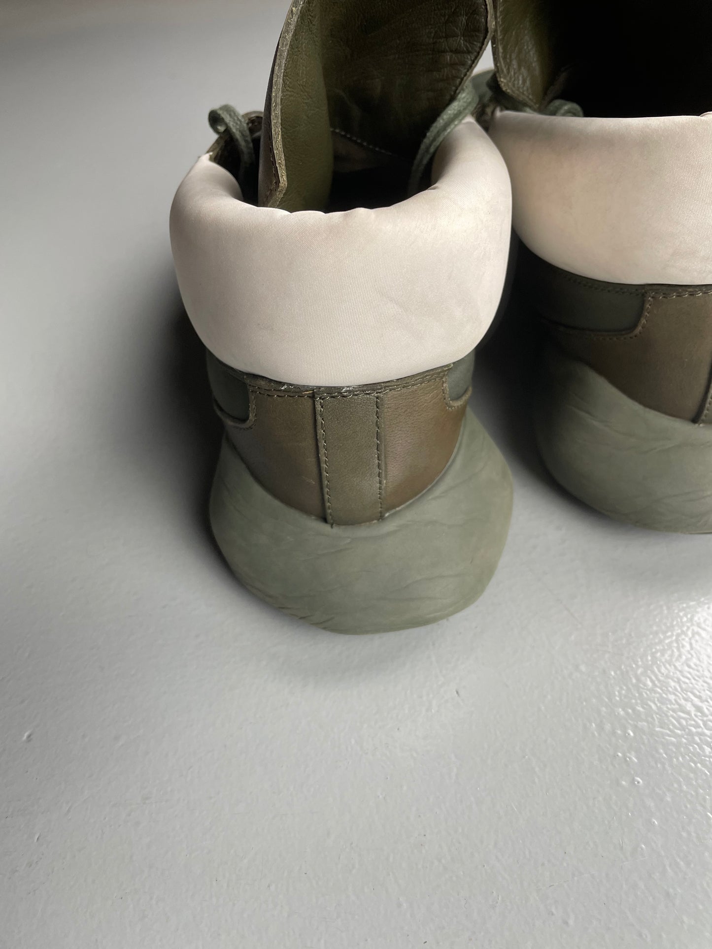 adidas x Rick Owens S/S 2016 Tech Runner (Earth Green) - size 39 1/3