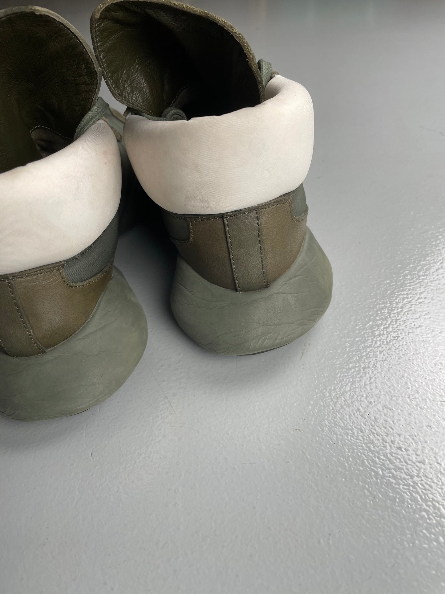 adidas x Rick Owens S/S 2016 Tech Runner (Earth Green) - size 39 1/3