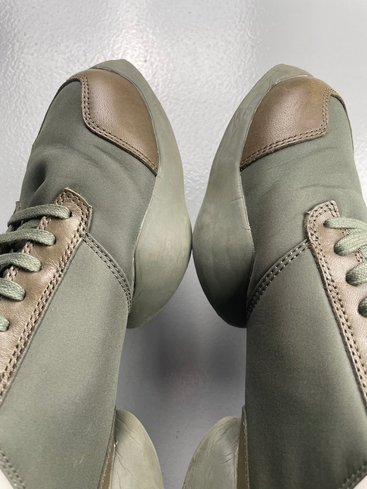 adidas x Rick Owens S/S 2016 Tech Runner (Earth Green) - size 39 1/3