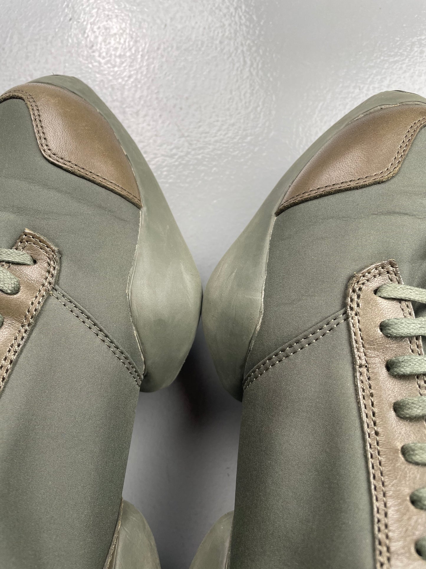 adidas x Rick Owens S/S 2016 Tech Runner (Earth Green) - size 39 1/3