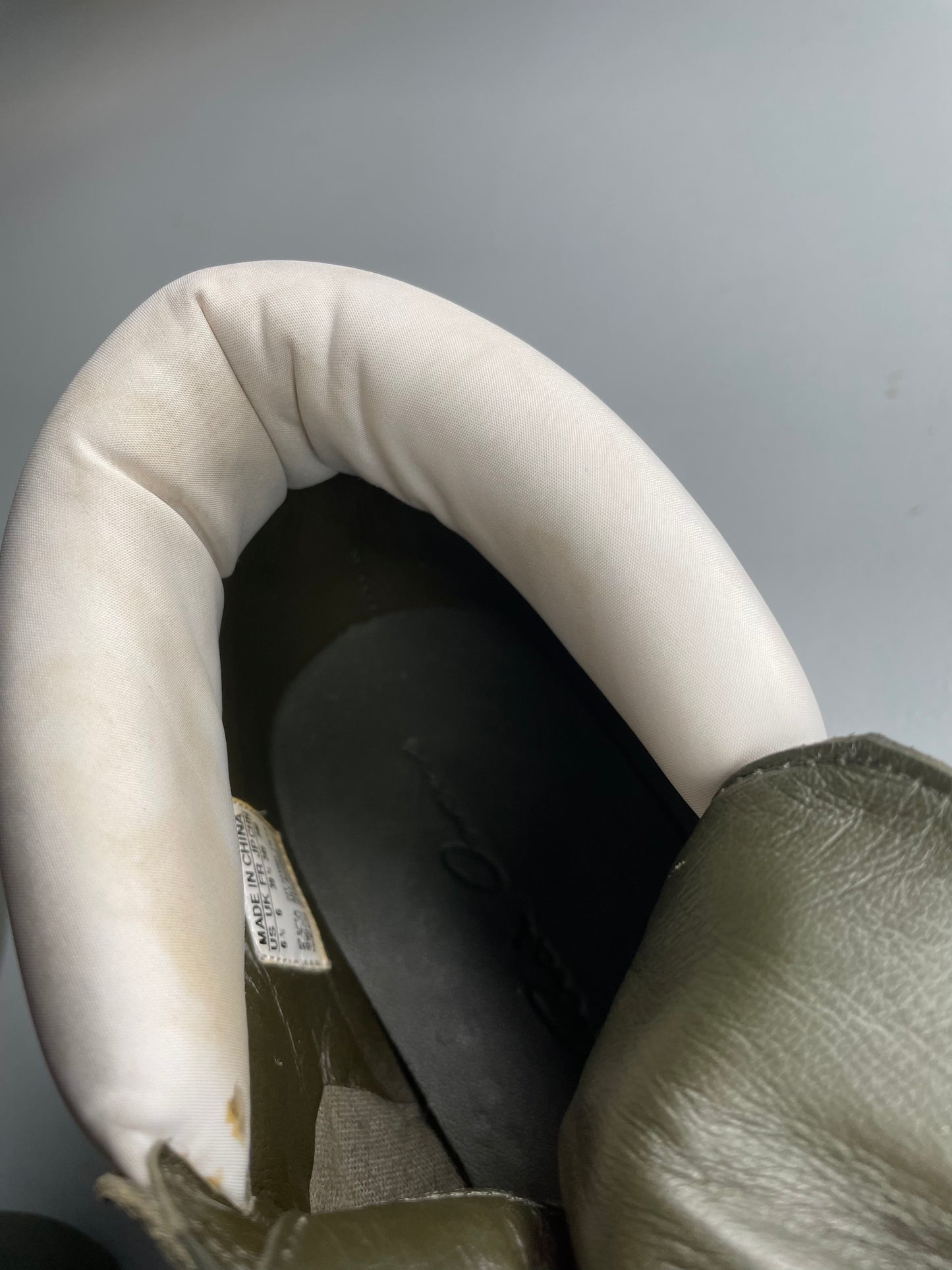 adidas x Rick Owens S/S 2016 Tech Runner (Earth Green) - size 39 1/3