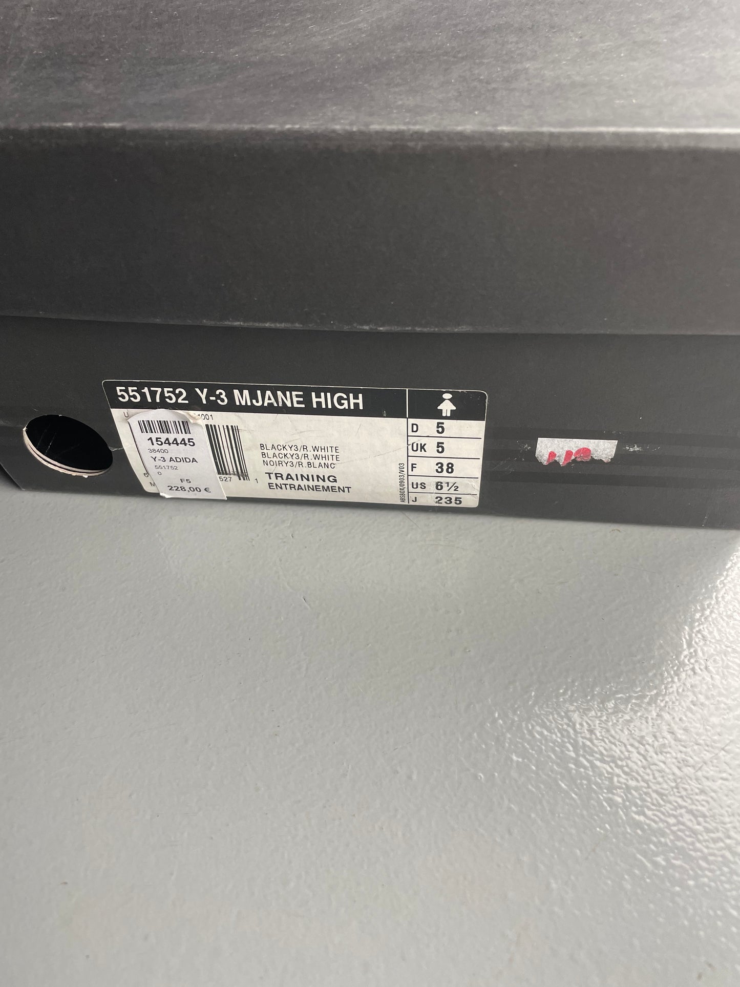 Y-3 A/W 2004 Mary Jane High - size 38