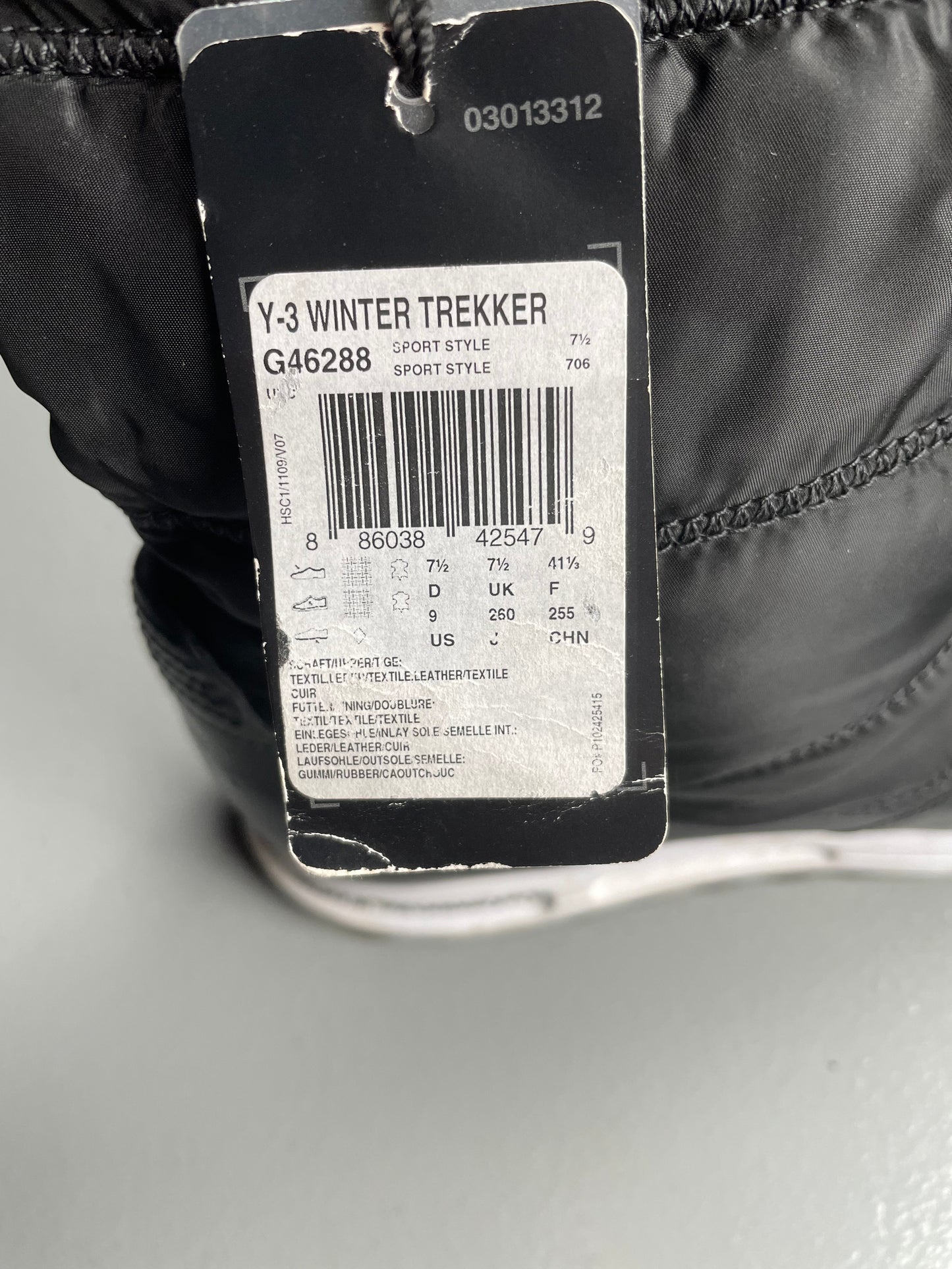 Y-3 Winter Trekker - size 41 1/3