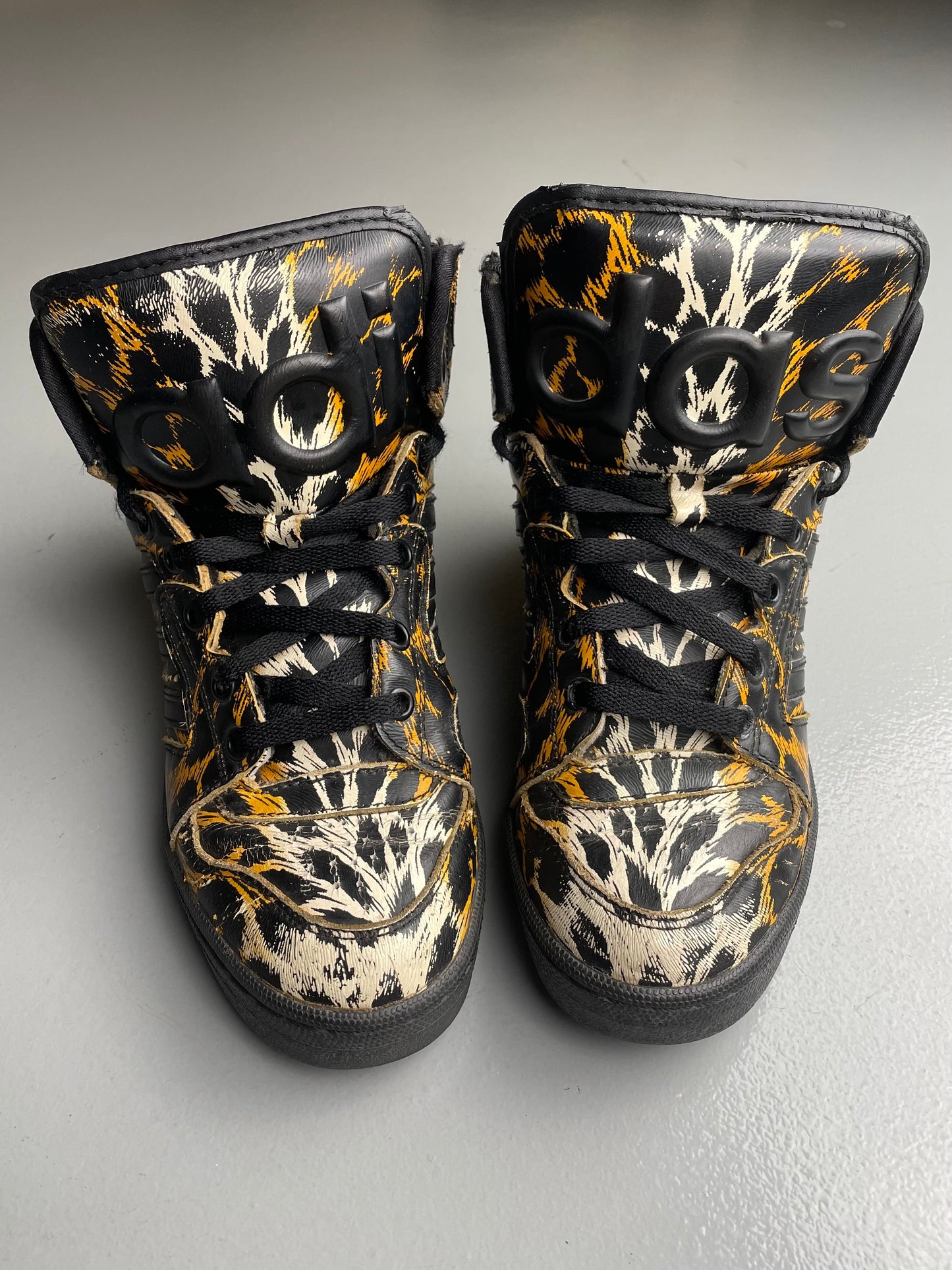 adidas Originals by Jeremy Scott S/S 2014 JS Instinct Hi (leopard) - size 38