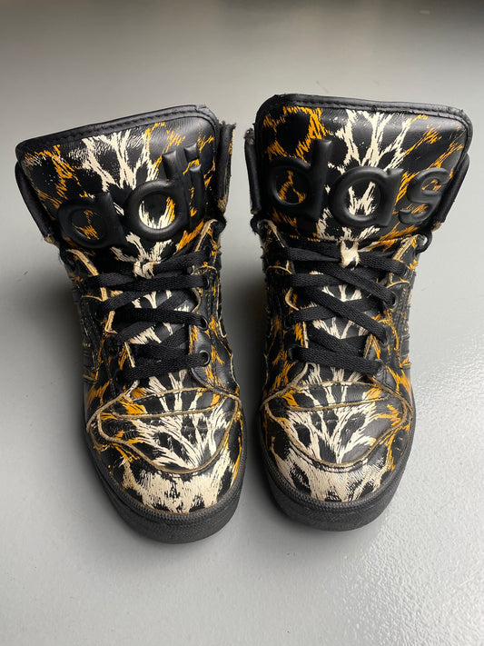 adidas Originals by Jeremy Scott S/S 2014 JS Instinct Hi (leopard) - size 38