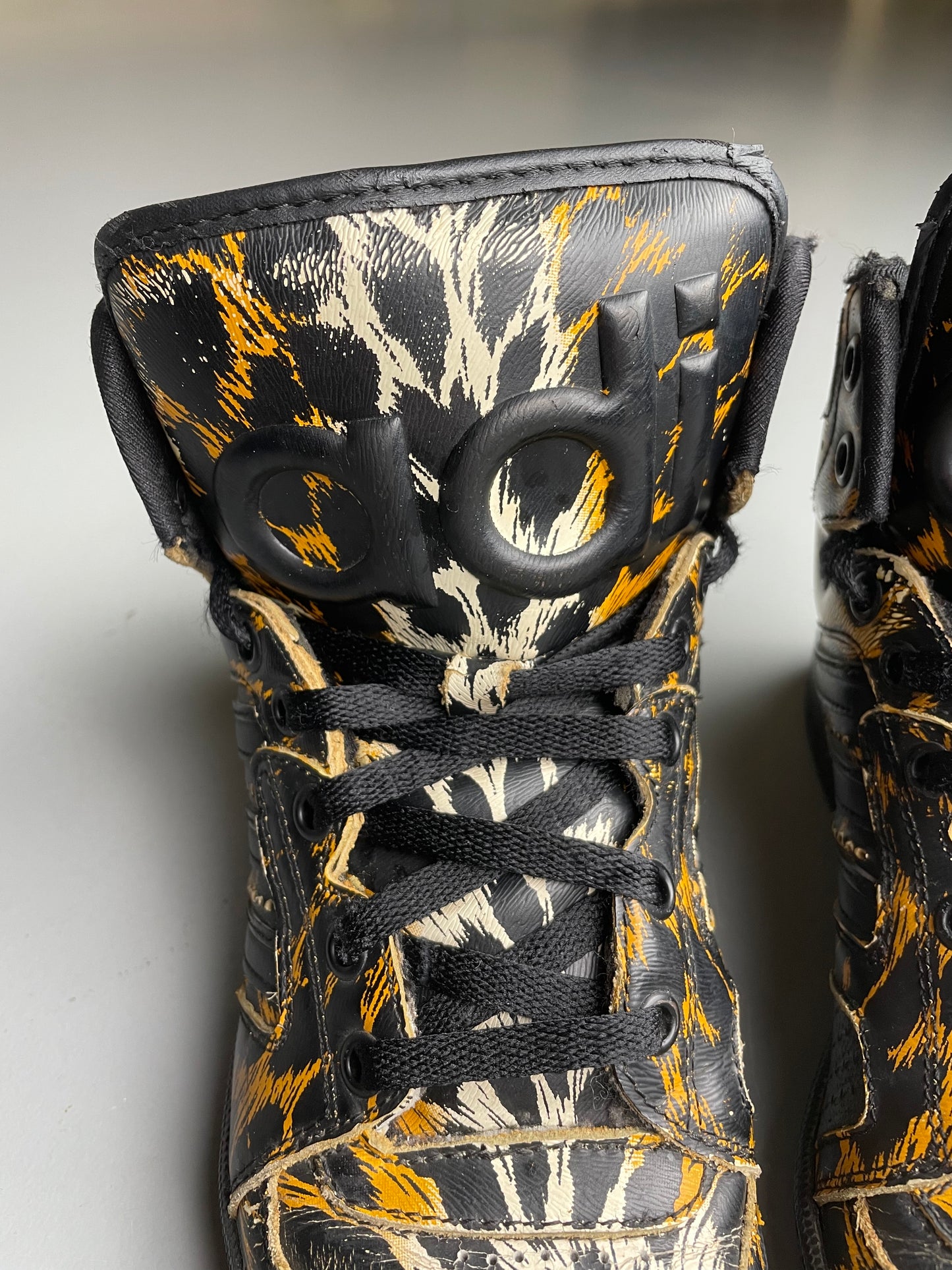 adidas Originals by Jeremy Scott S/S 2014 JS Instinct Hi (leopard) - size 38