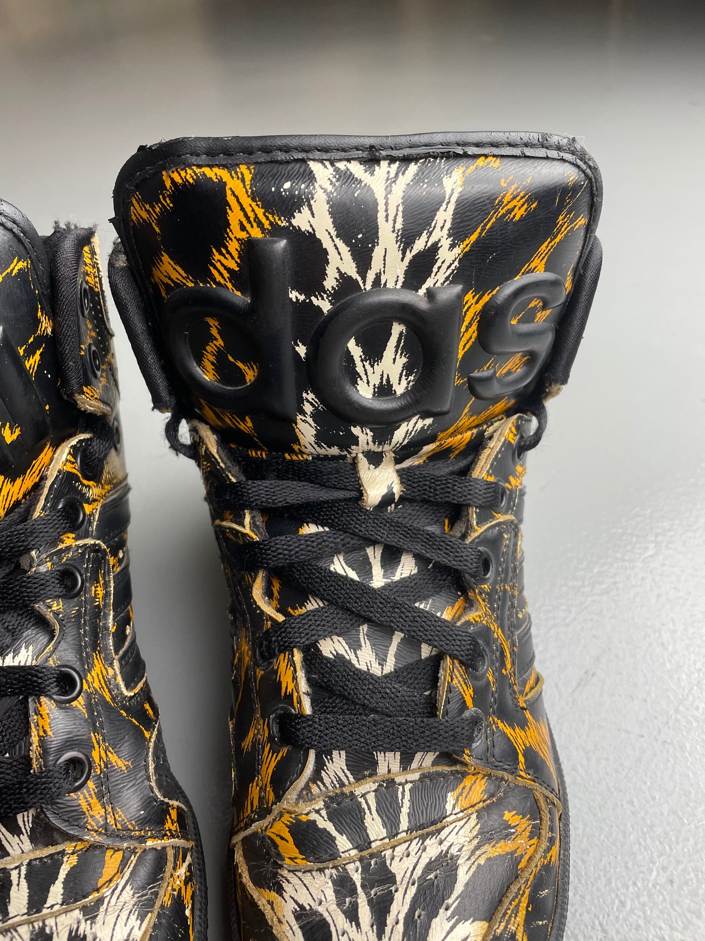 adidas Originals by Jeremy Scott S/S 2014 JS Instinct Hi (leopard) - size 38