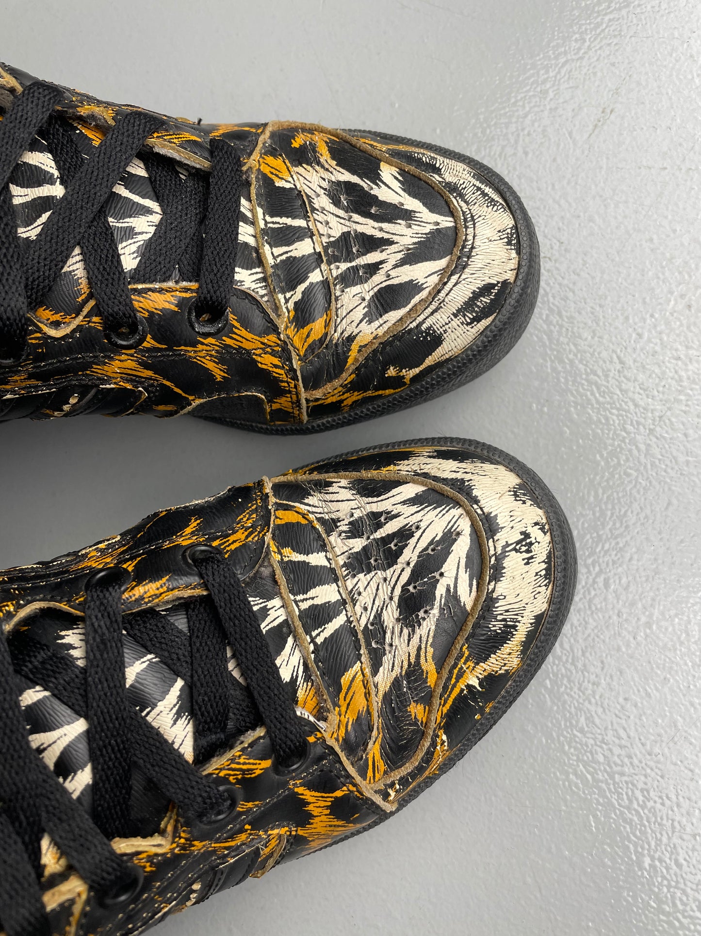 adidas Originals by Jeremy Scott S/S 2014 JS Instinct Hi (leopard) - size 38