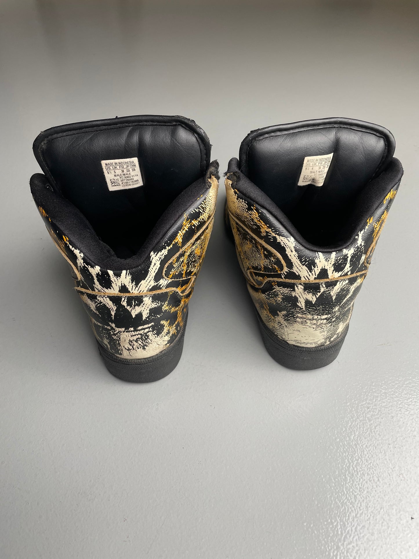 adidas Originals by Jeremy Scott S/S 2014 JS Instinct Hi (leopard) - size 38