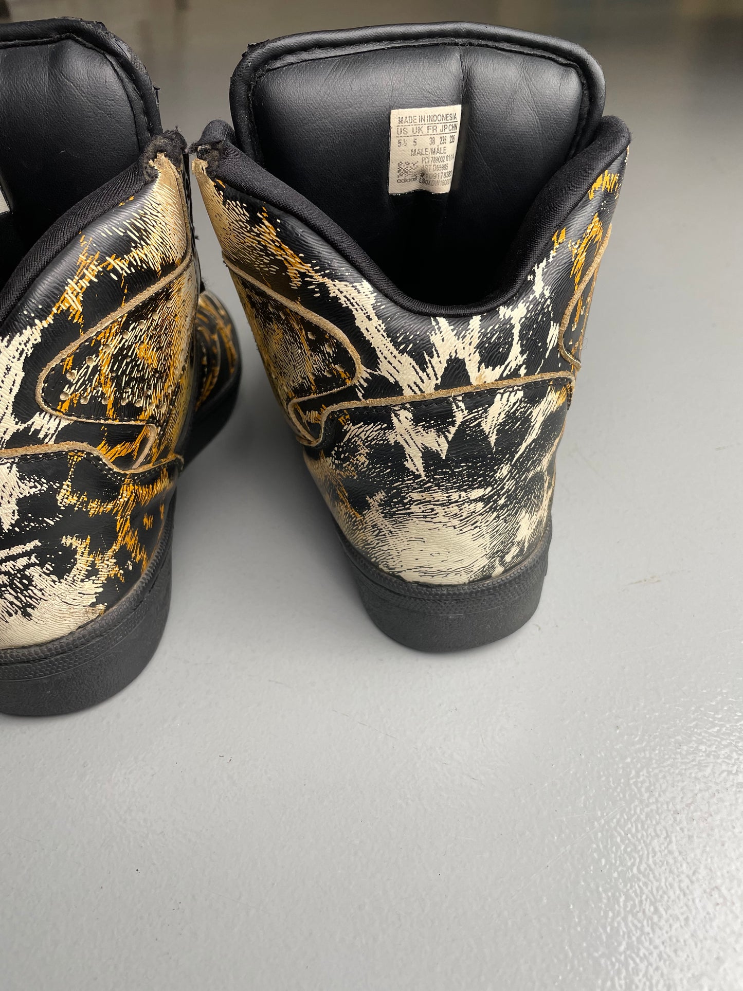 adidas Originals by Jeremy Scott S/S 2014 JS Instinct Hi (leopard) - size 38