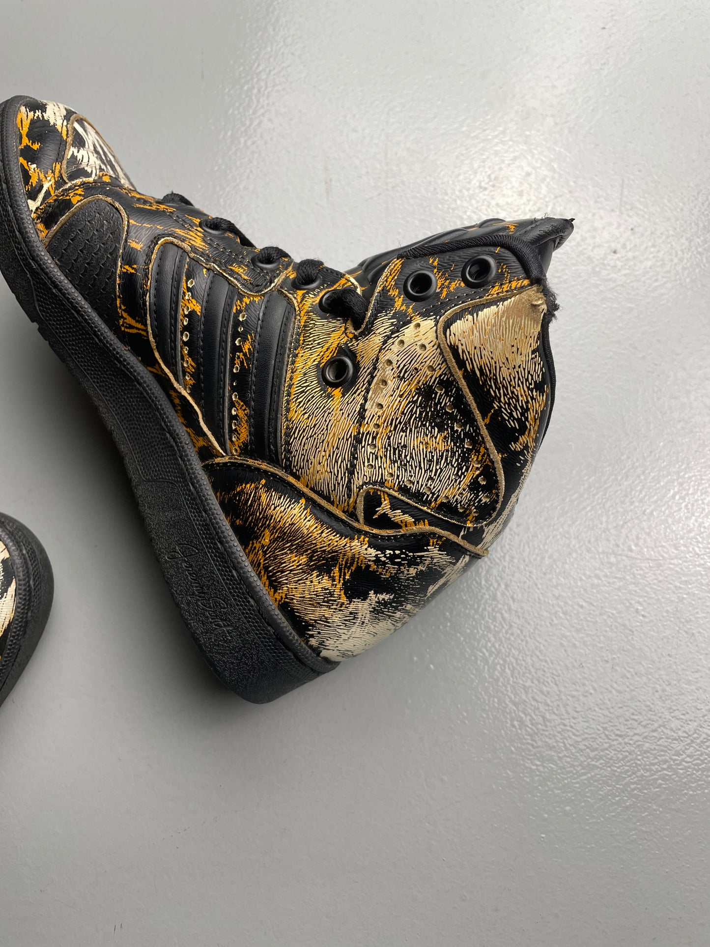 adidas Originals by Jeremy Scott S/S 2014 JS Instinct Hi (leopard) - size 38