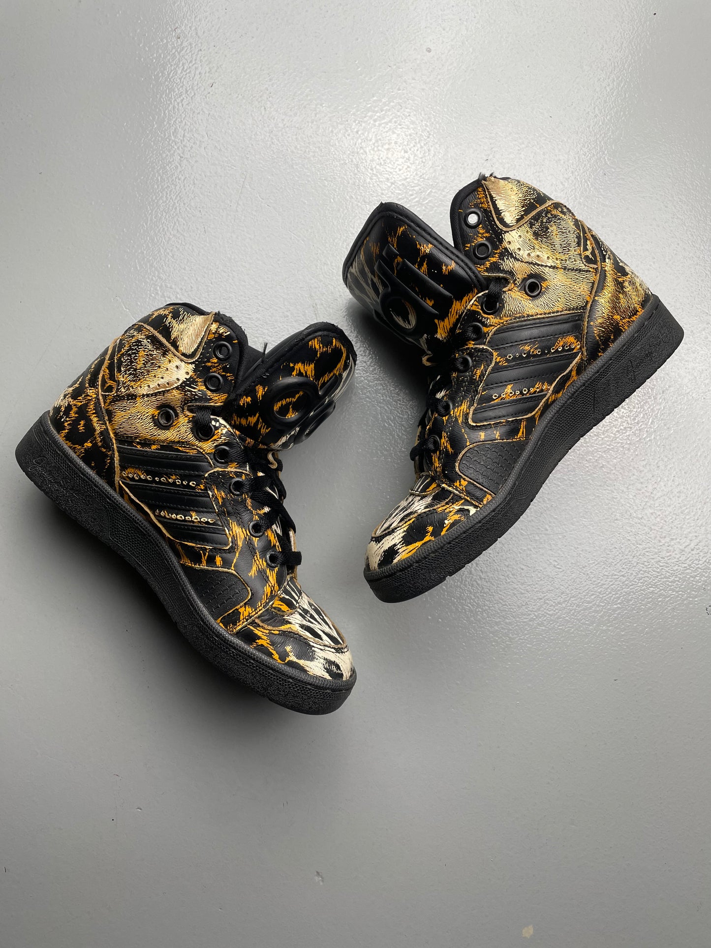 adidas Originals by Jeremy Scott S/S 2014 JS Instinct Hi (leopard) - size 38