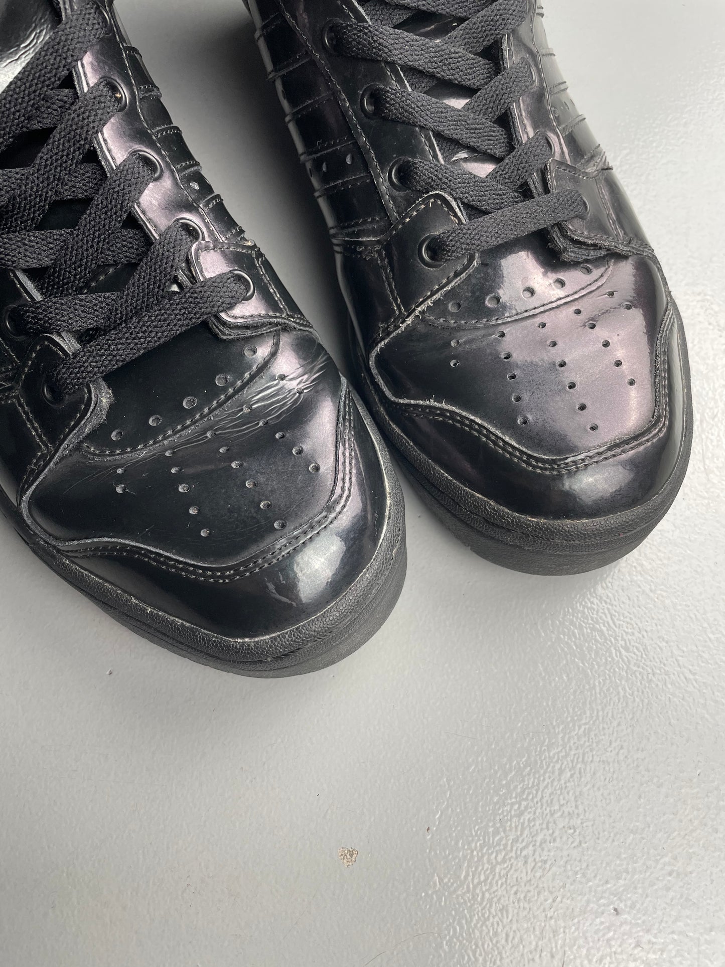 adidas Originals by Jeremy Scott S/S 2013 JS Wings 2.0 "Patent Black" - size 43 1/3