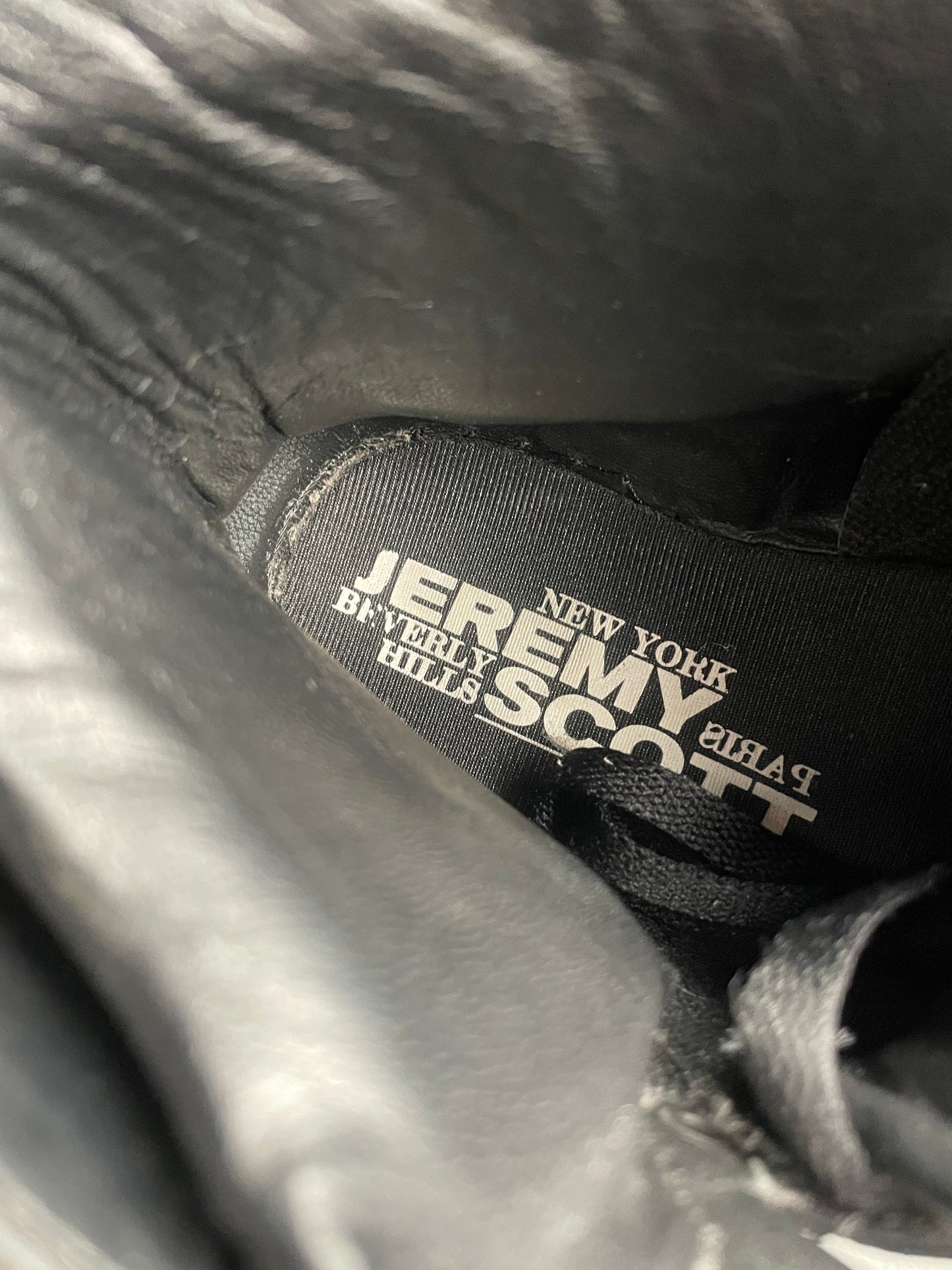 adidas Originals by Jeremy Scott S/S 2013 JS Wings 2.0 "Patent Black" - size 43 1/3