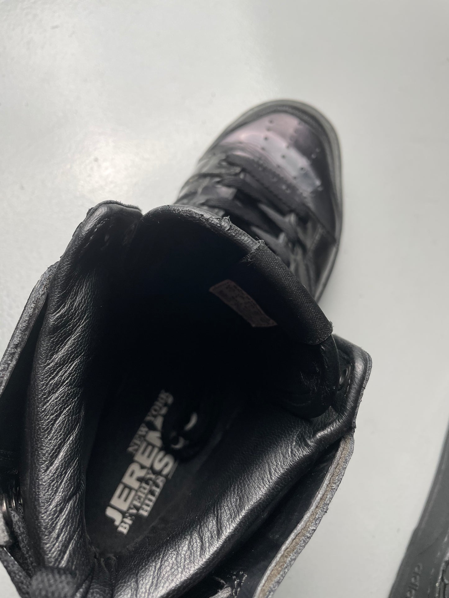 adidas Originals by Jeremy Scott S/S 2013 JS Wings 2.0 "Patent Black" - size 43 1/3