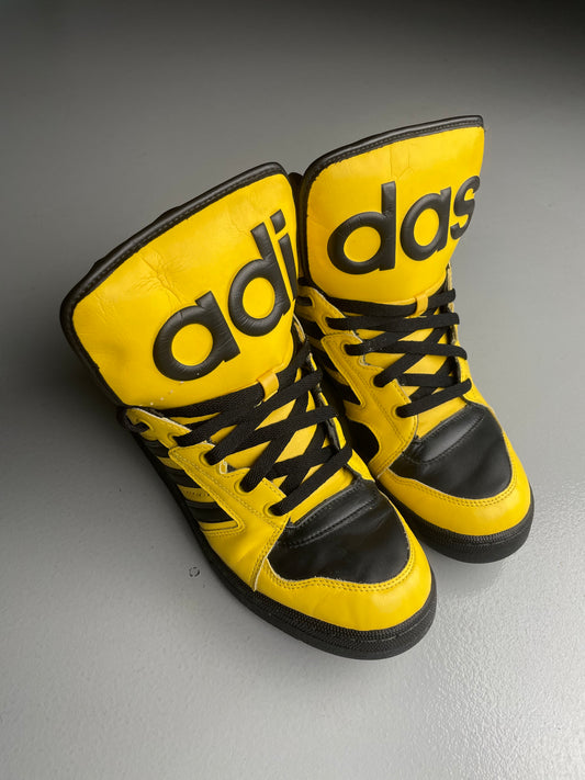 adidas Originals by Jeremy Scott S/S 2012 JS Instinct Hi (black/yellow) - size 43 1/3