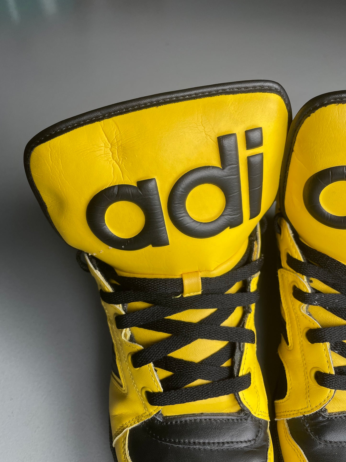 adidas Originals by Jeremy Scott S/S 2012 JS Instinct Hi (black/yellow) - size 43 1/3