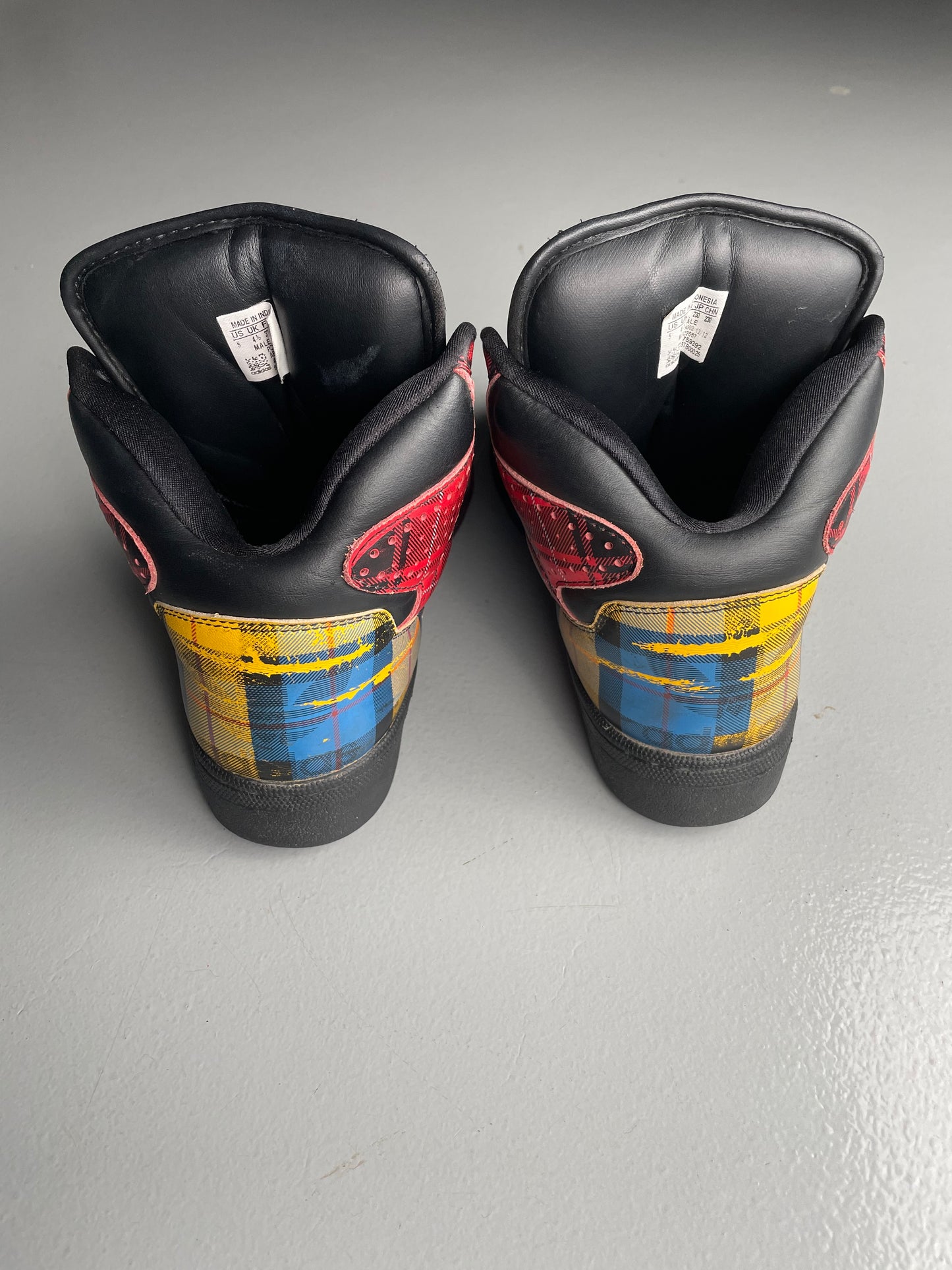 adidas Originals by Jeremy Scott S/S 2013 JS Instinct Hi "Plaid" - size 37 1/3