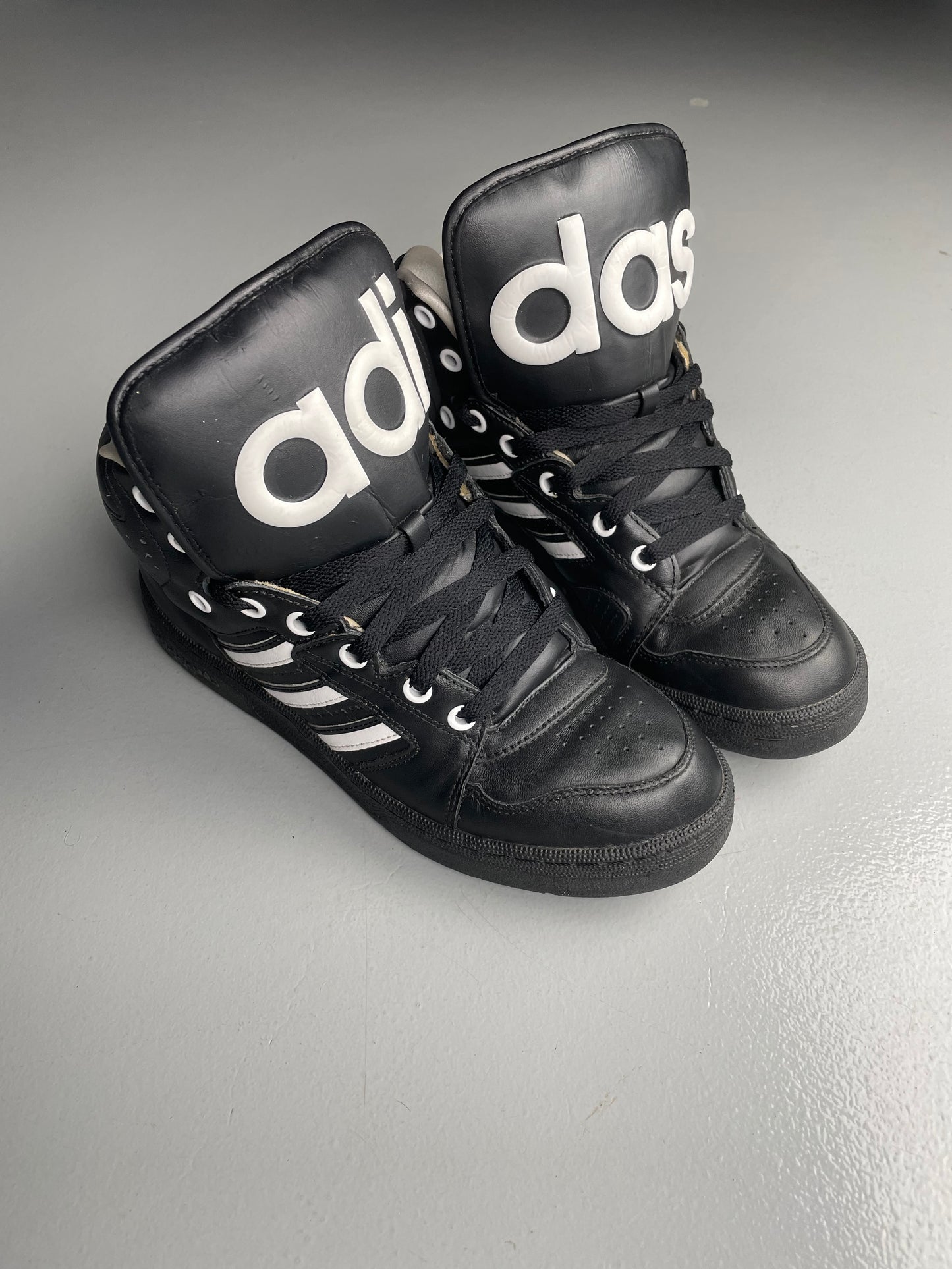 adidas Originals by Jeremy Scott A/W 2012 JS Instinct Hi (black) - size 41 1/3