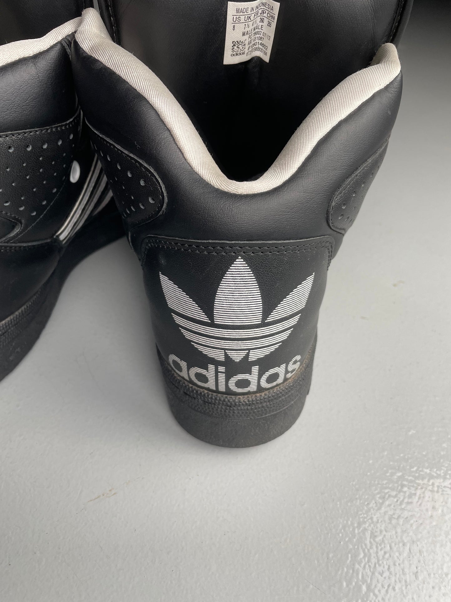 adidas Originals by Jeremy Scott A/W 2012 JS Instinct Hi (black) - size 41 1/3