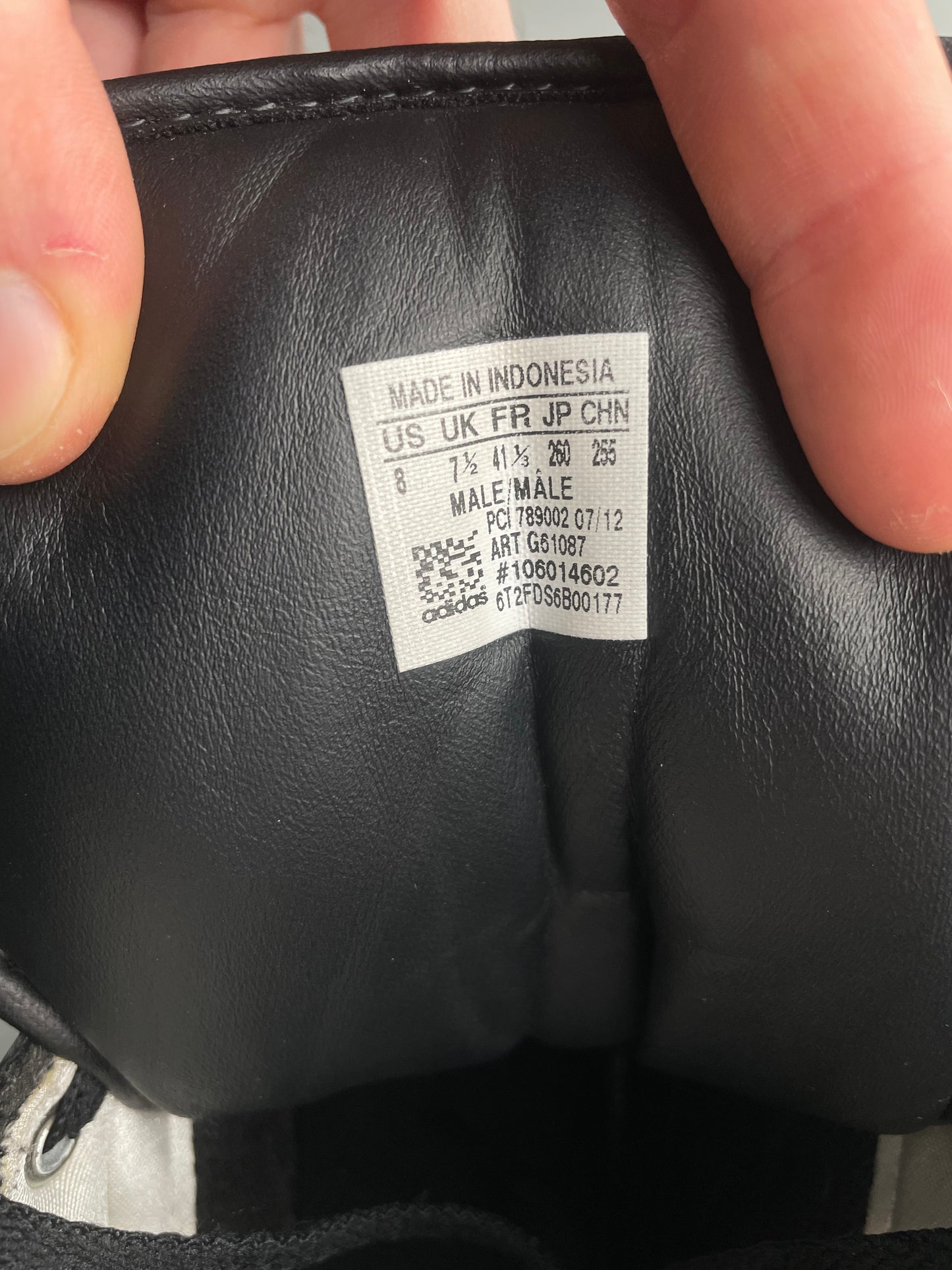 adidas Originals by Jeremy Scott A/W 2012 JS Instinct Hi (black) - size 41 1/3