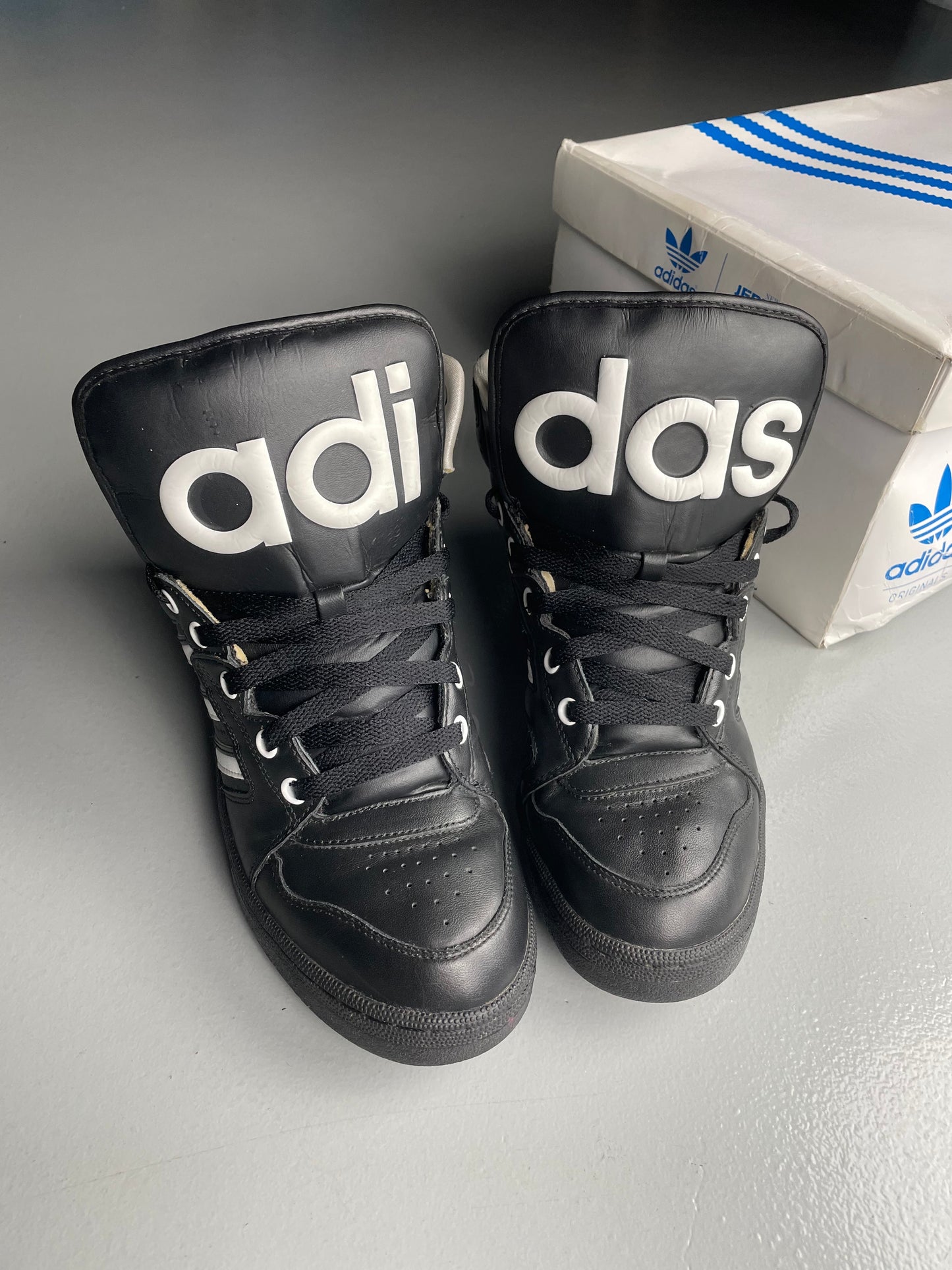 adidas Originals by Jeremy Scott A/W 2012 JS Instinct Hi (black) - size 41 1/3