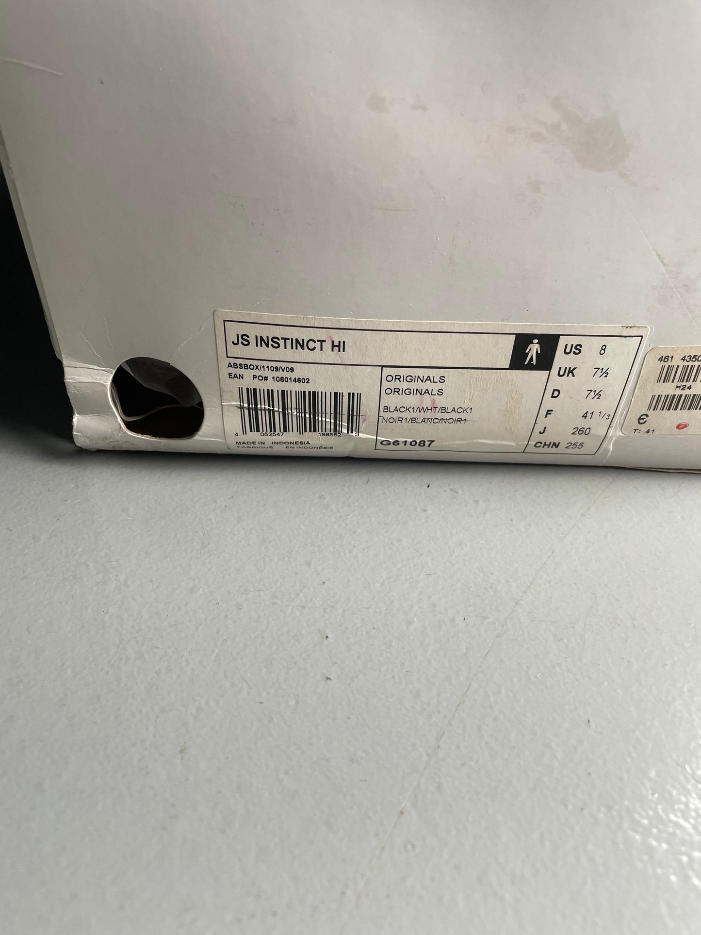 adidas Originals by Jeremy Scott A/W 2012 JS Instinct Hi (black) - size 41 1/3