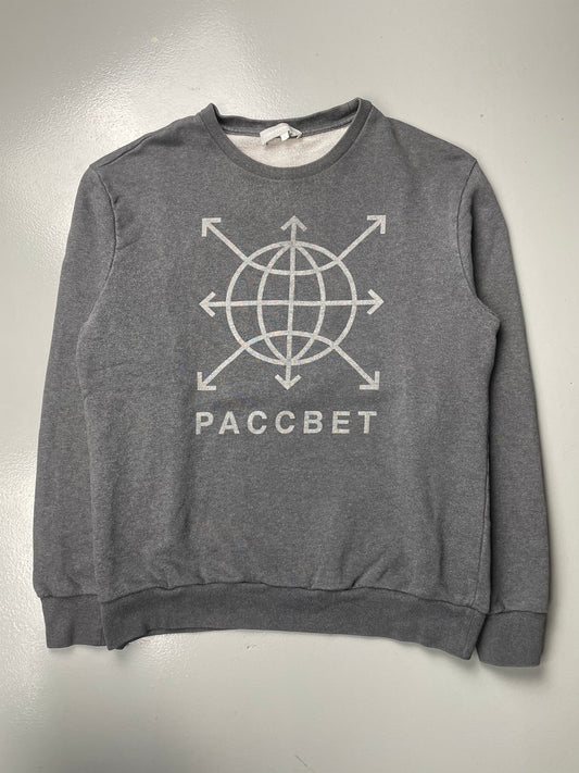 Gosha Rubchinskiy S/S 2014 "Dawn" reflective print crewneck (grey) - size L